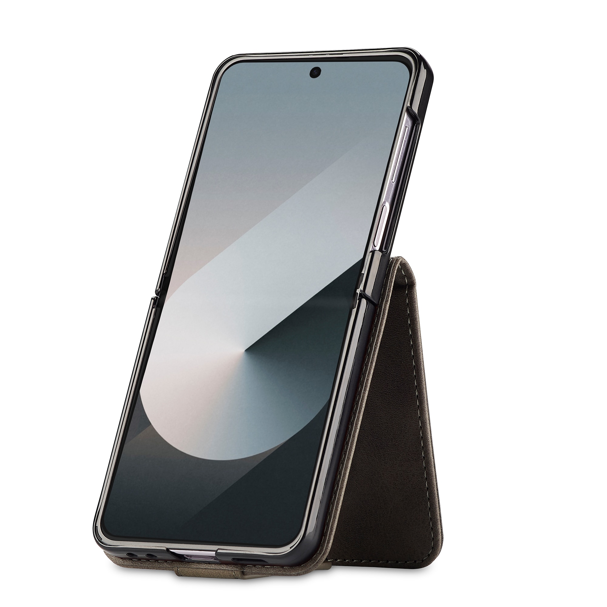 Portemonnaie-Hülle Samsung Galaxy Z Flip 7 Braun