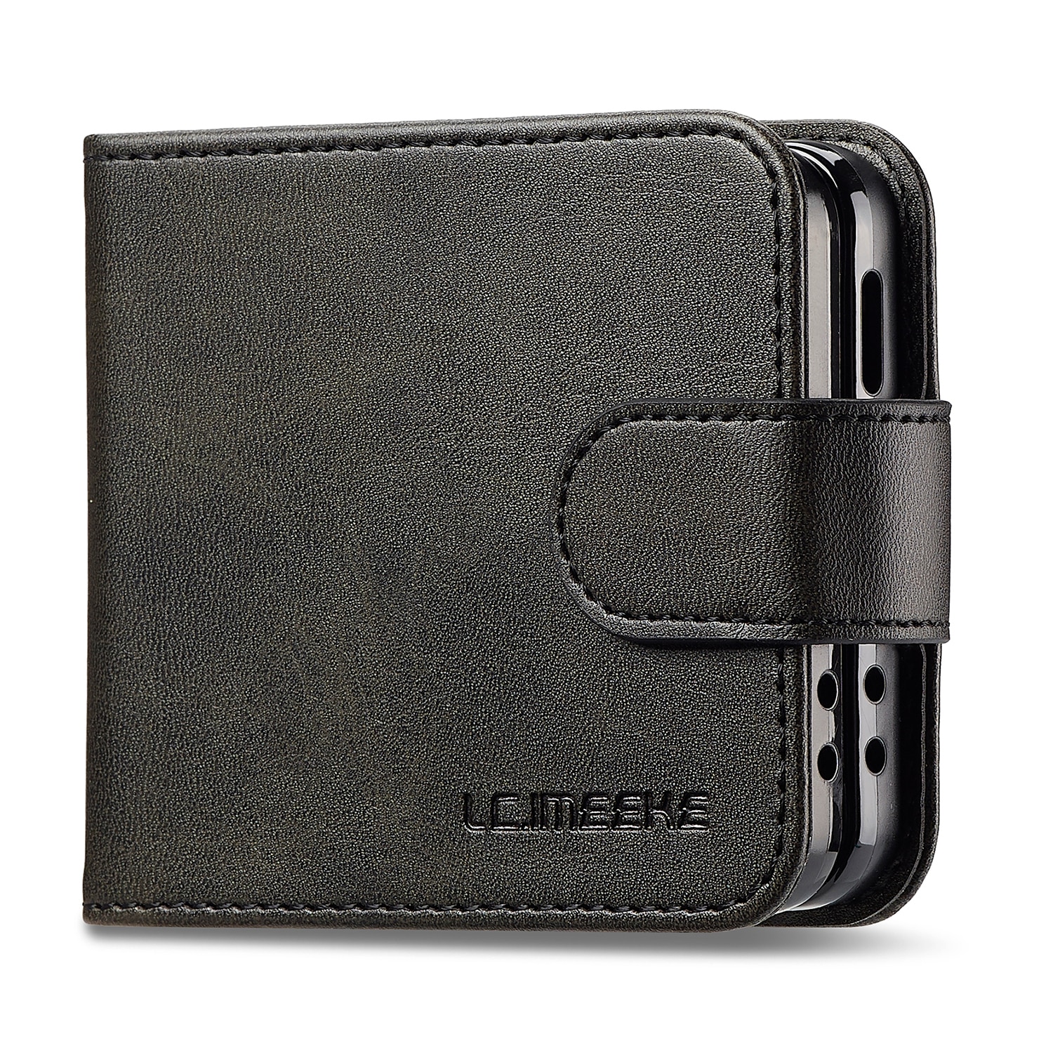 Portemonnaie-Hülle Samsung Galaxy Z Flip 7 Schwarz