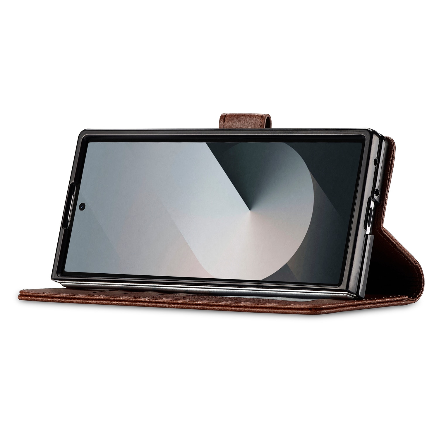 Portemonnaie-Hülle Samsung Galaxy Z Fold 7 Braun