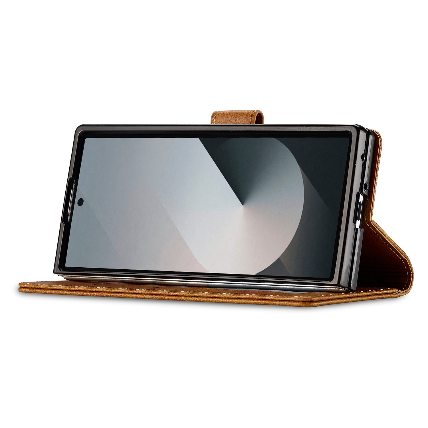 Portemonnaie-Hülle Samsung Galaxy Z Fold 7 Cognac