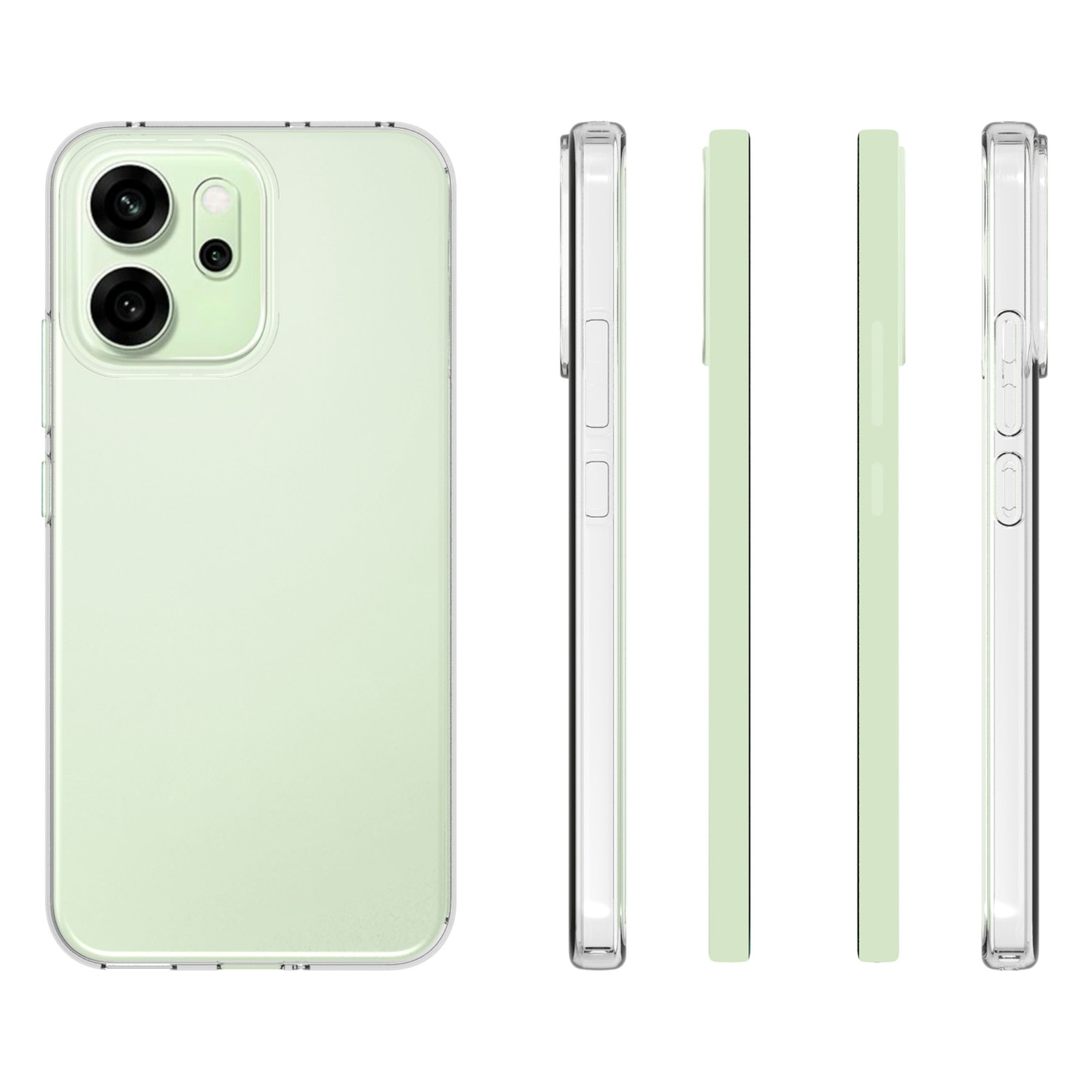 TPU Hülle Oppo Reno 14 F Transparent