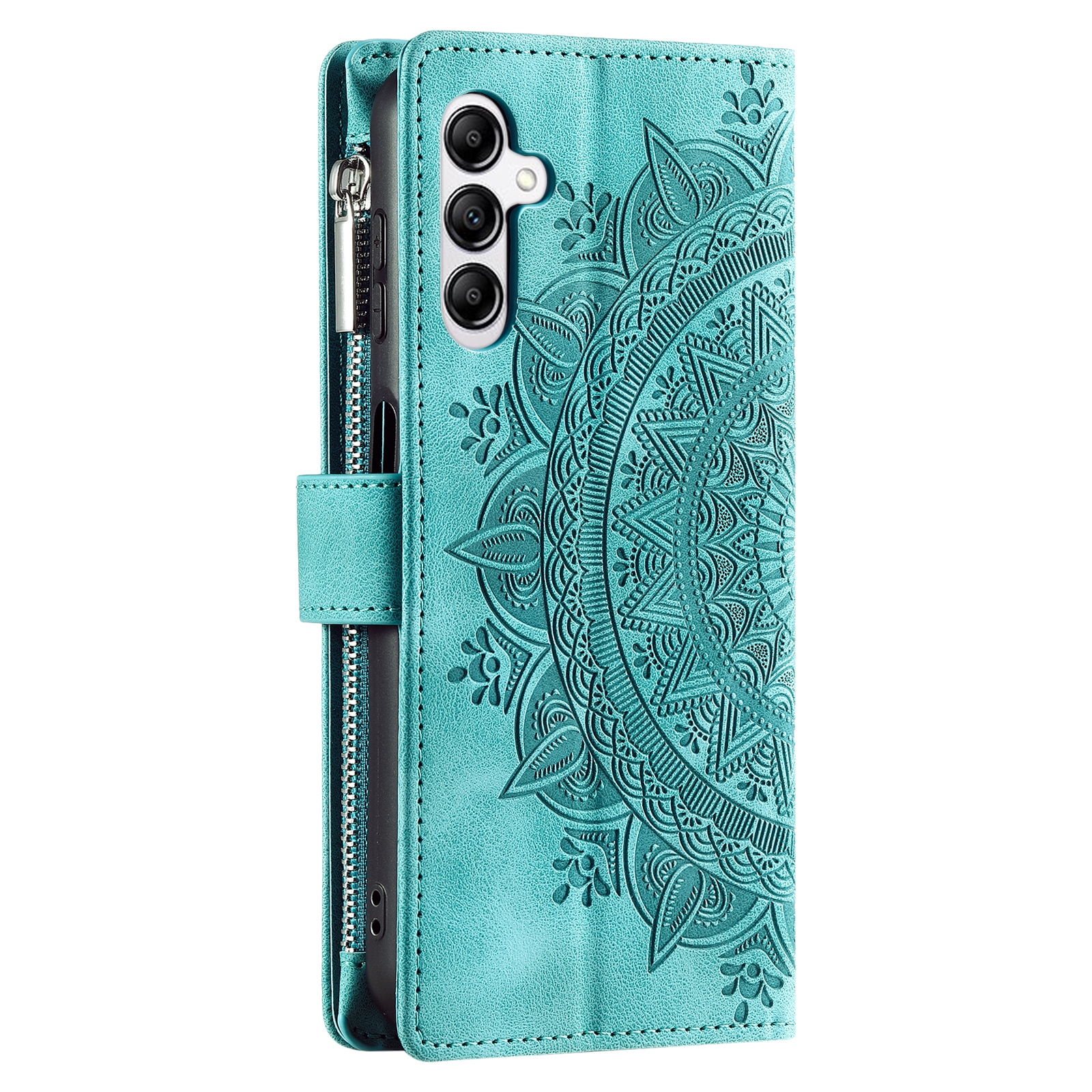 Samsung Galaxy S25 FE Brieftasche Hülle Mandala, Grün