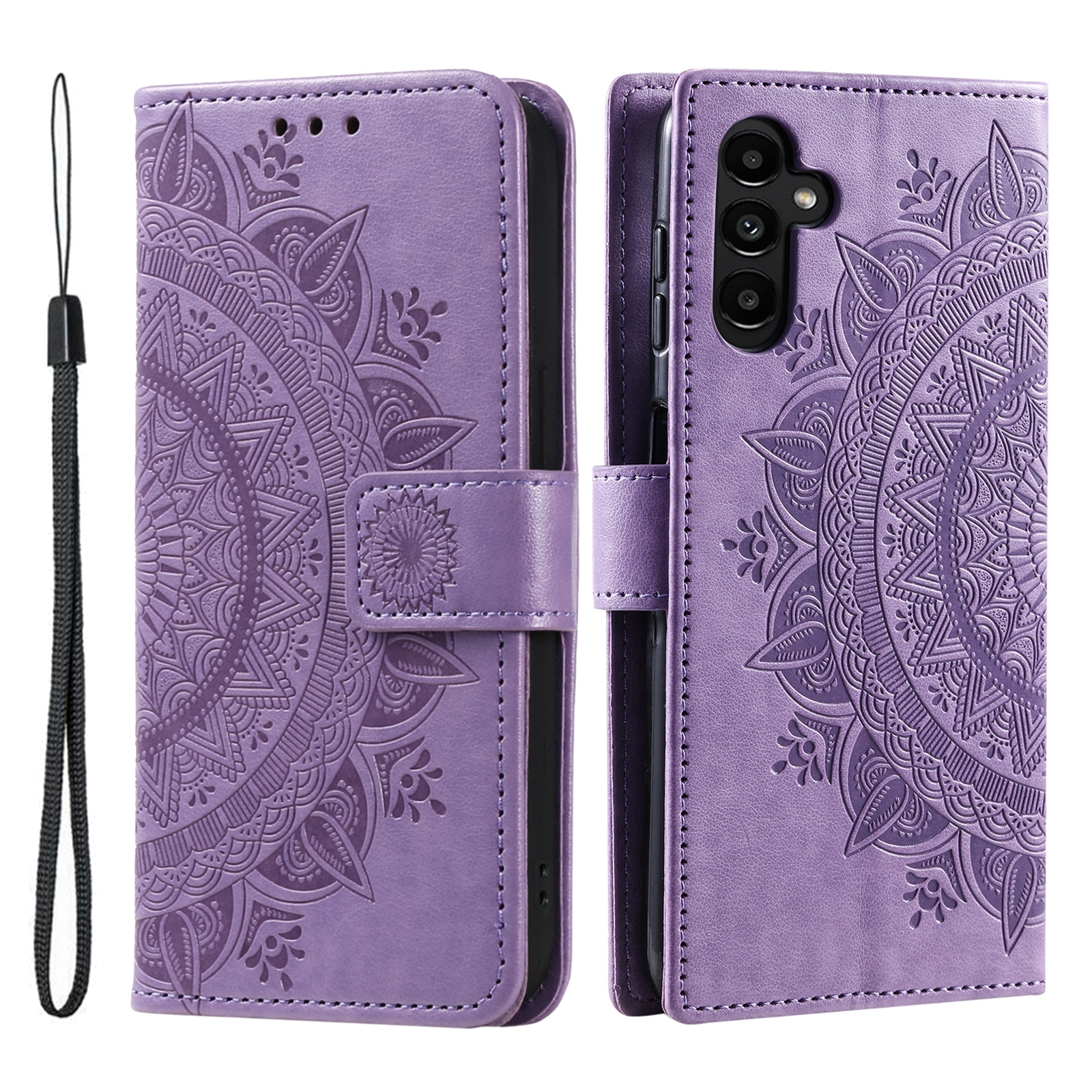 Samsung Galaxy S25 FE Handytasche Mandala Lila