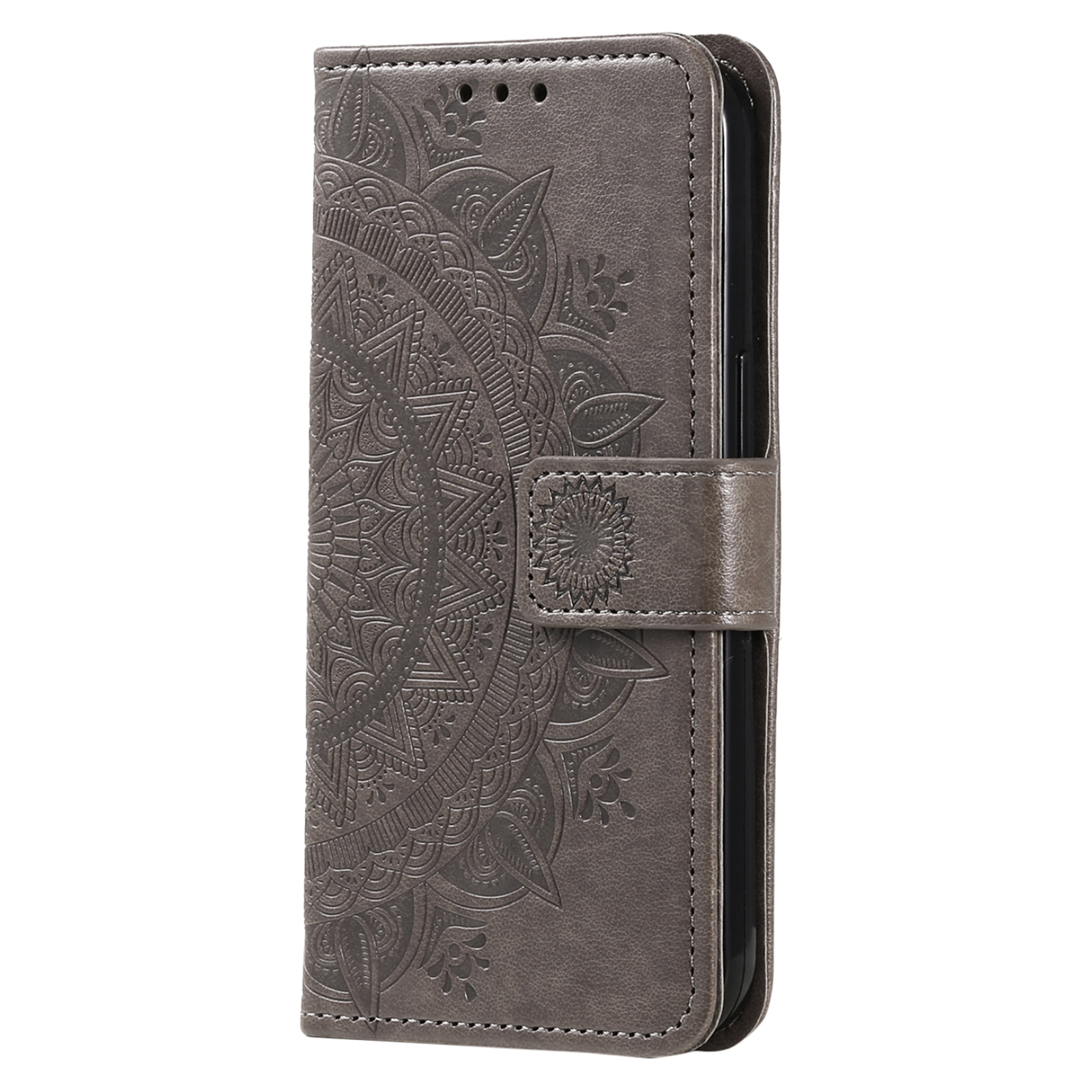 Samsung Galaxy S25 FE Handytasche Mandala Grau