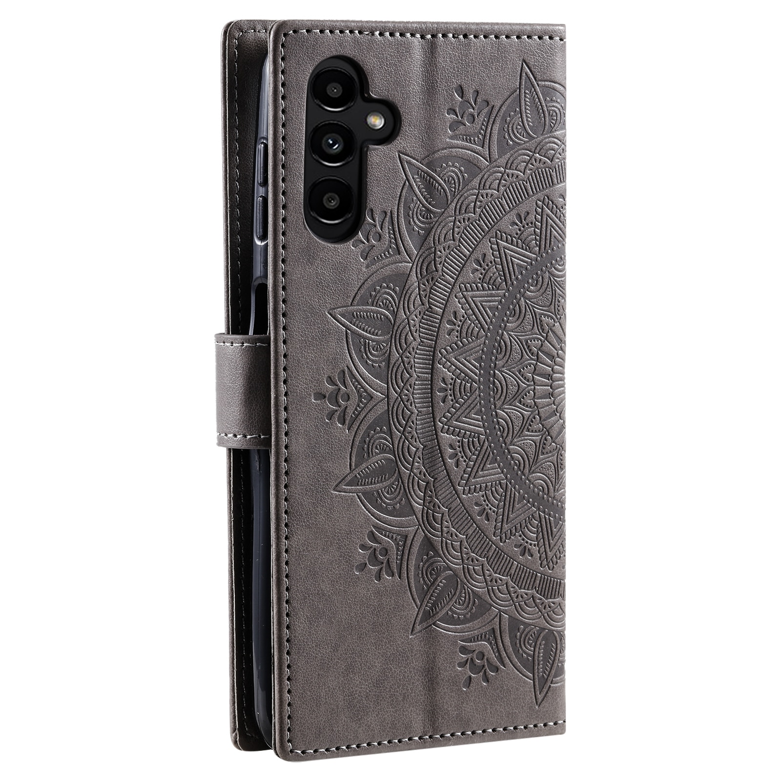 Samsung Galaxy S25 FE Handytasche Mandala Grau
