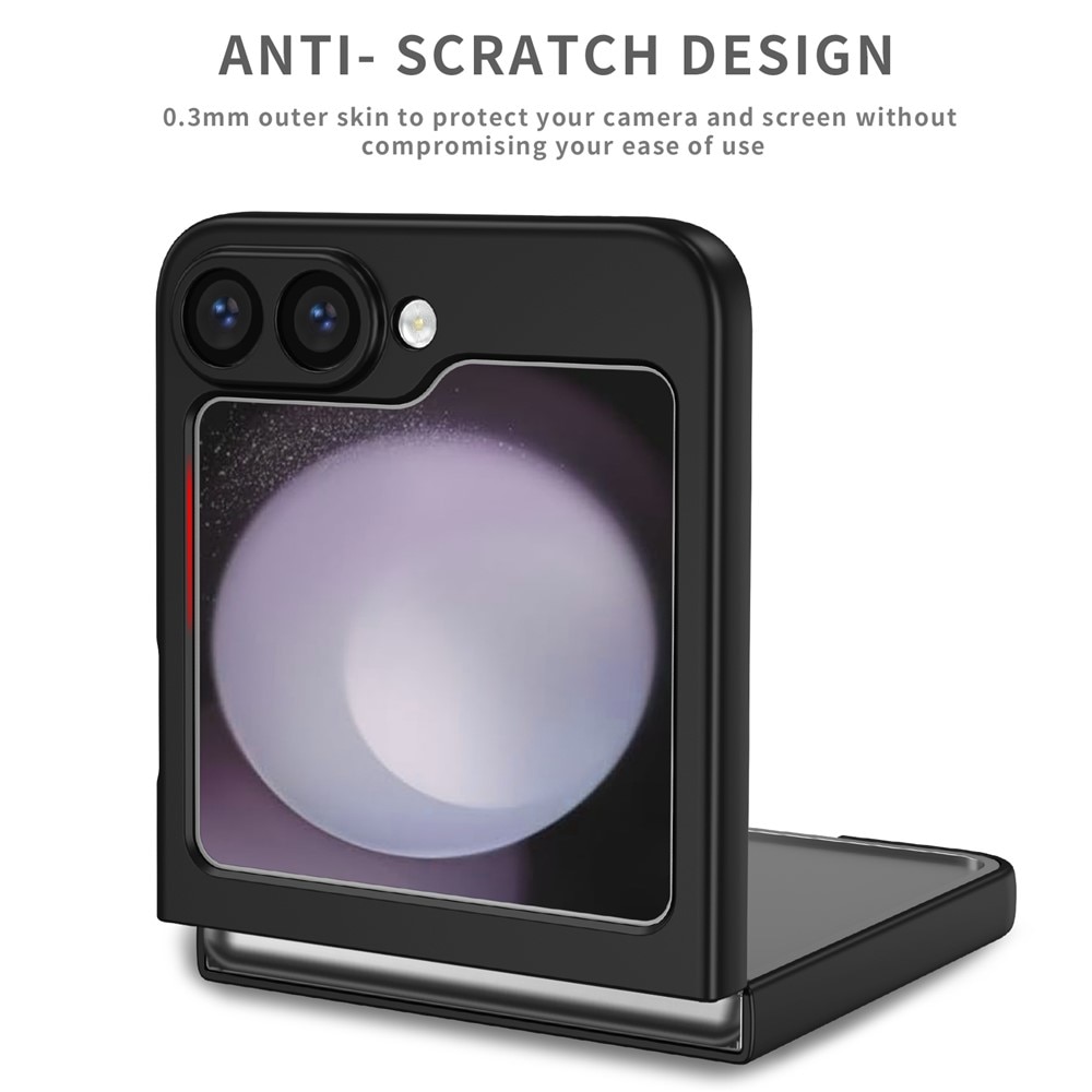 Samsung Galaxy Z Flip 7 Hülle Magnetische Ringhalter schwarz