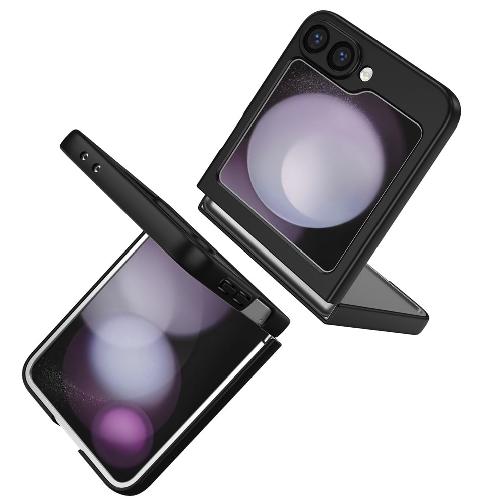 Samsung Galaxy Z Flip 7 Hülle Magnetische Ringhalter schwarz