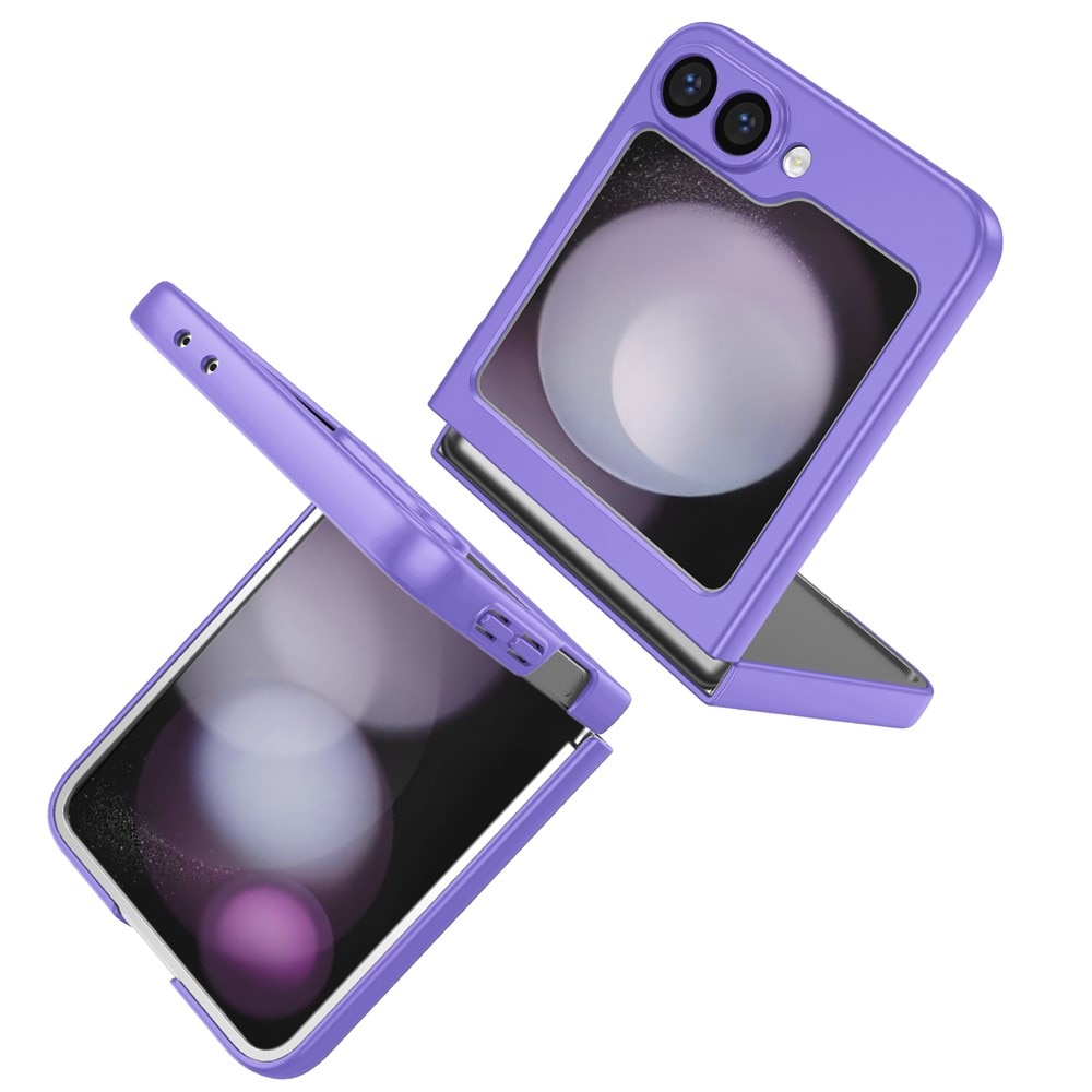 Samsung Galaxy Z Flip 7 Hülle Magnetische Ringhalter Lila