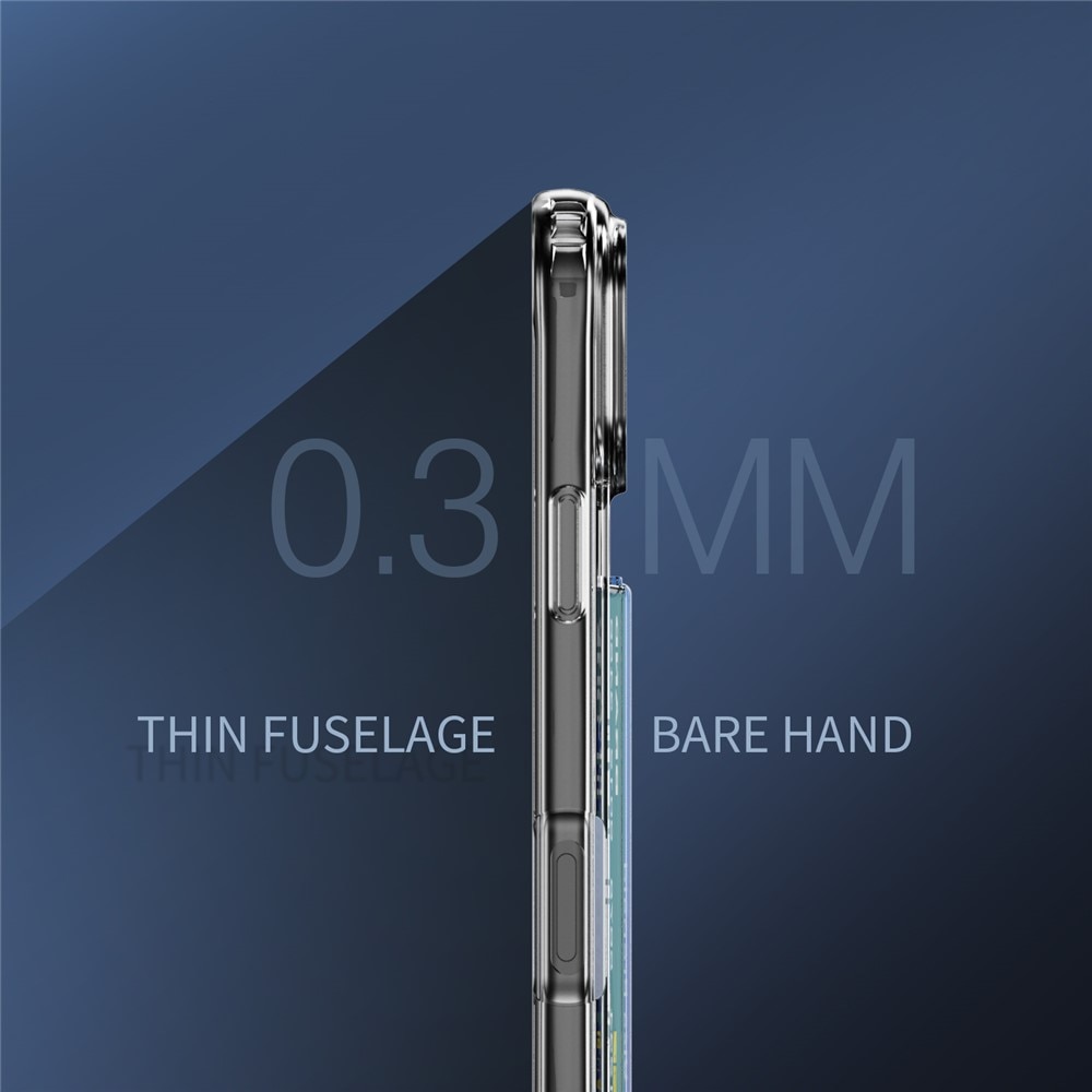 Hybrid-Hülle mit Kartenhalter iPhone 17 Pro Transparent