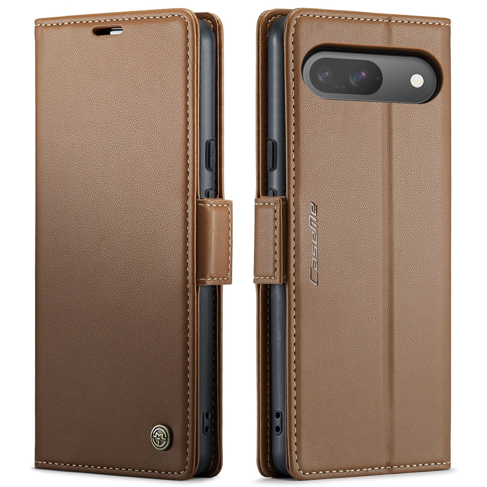 RFID-geschützte Slim Portemonnaie-Hülle Google Pixel 10 Braun