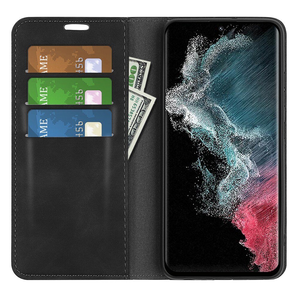 Samsung Galaxy S23 Ultra Slim Handytasche Schwarz