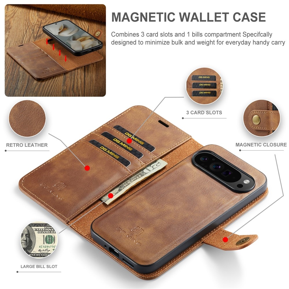 Handytasche Magnetische Google Pixel 10 Pro XL Cognac