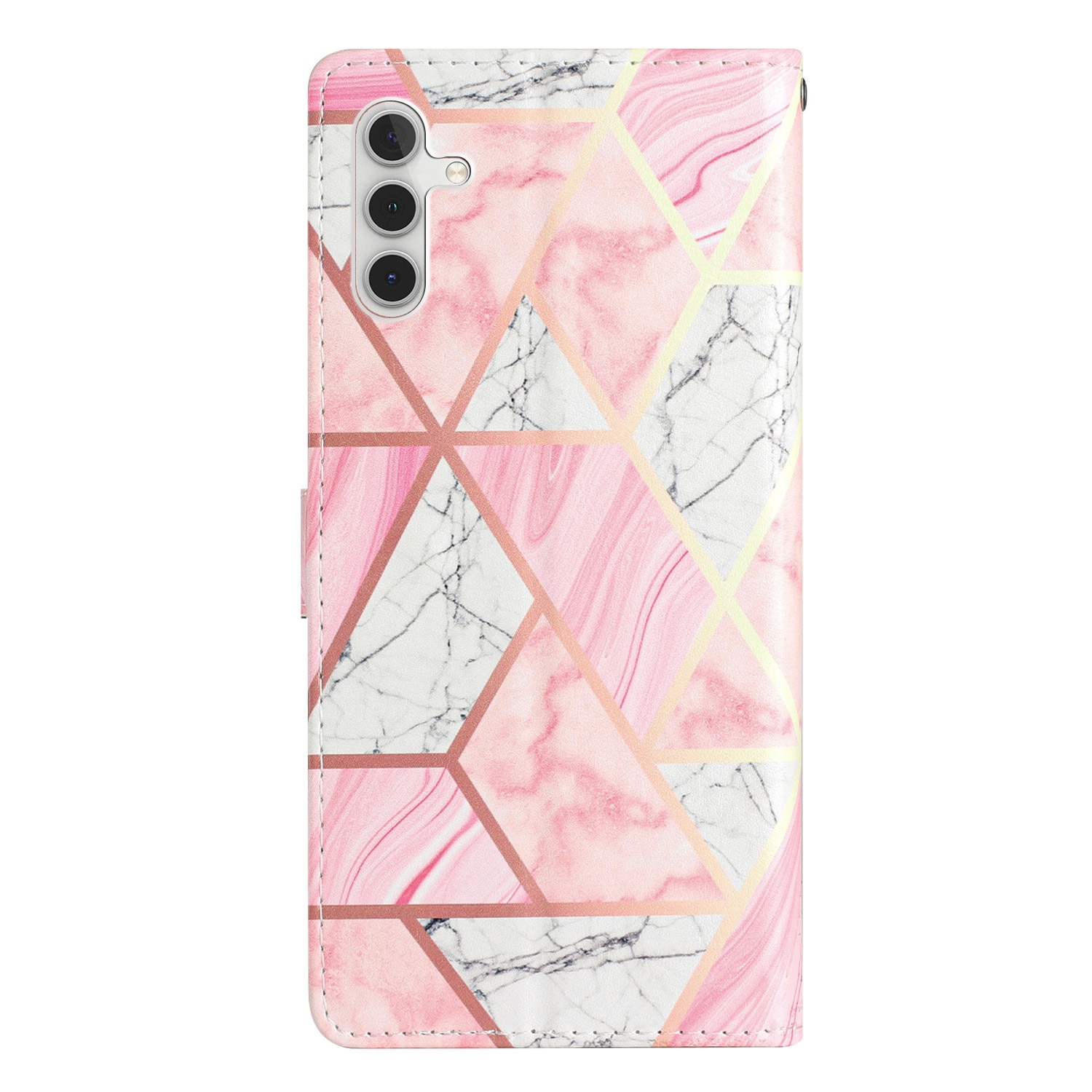 Samsung Galaxy S25 FE Handytasche rosa Marmor