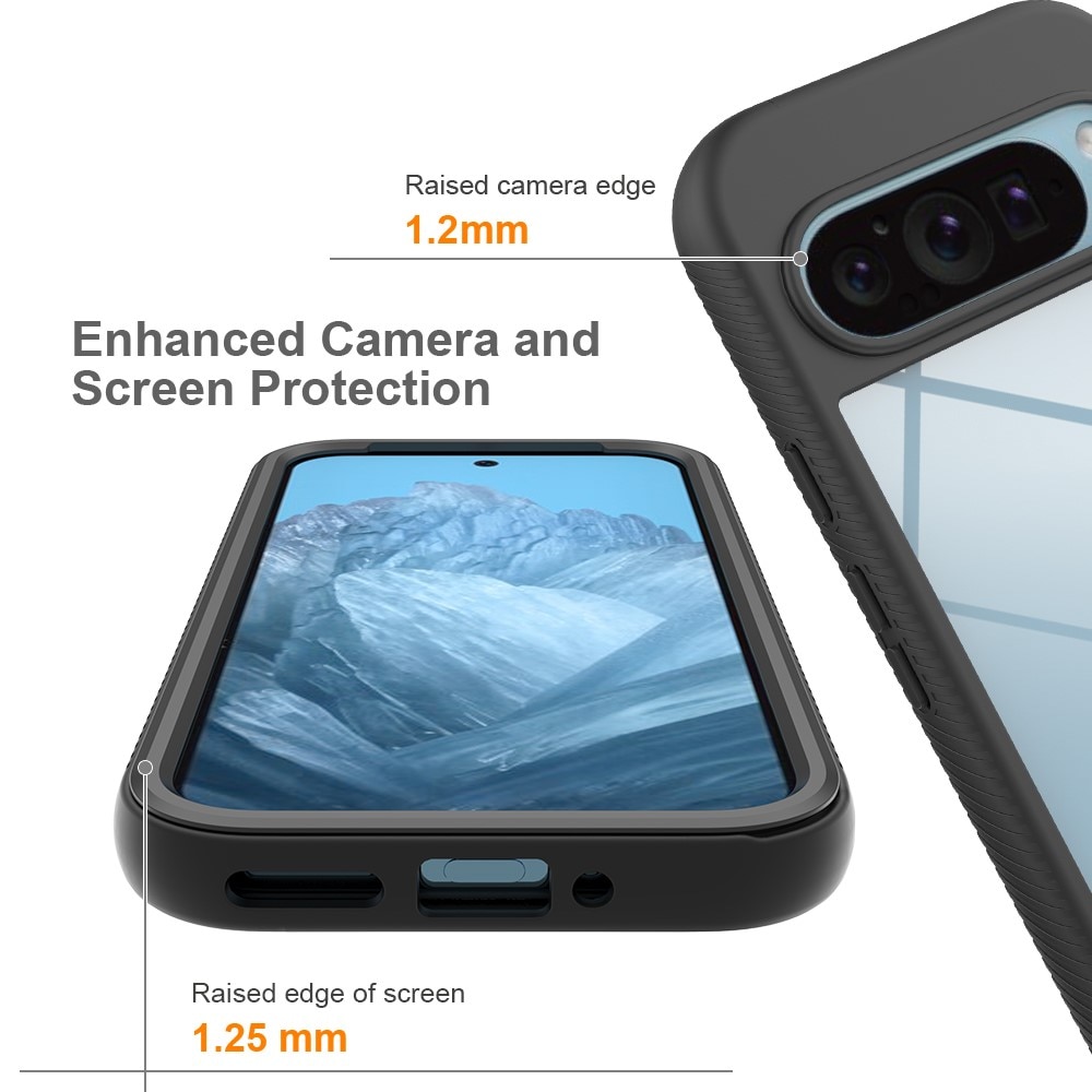Google Pixel 10 Pro XL Full Protection Case Schwarz
