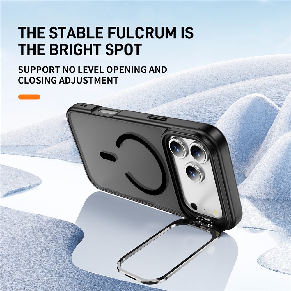 iPhone 17 Pro Max Hybrid-Hülle Kickstand MagSafe Schwarz