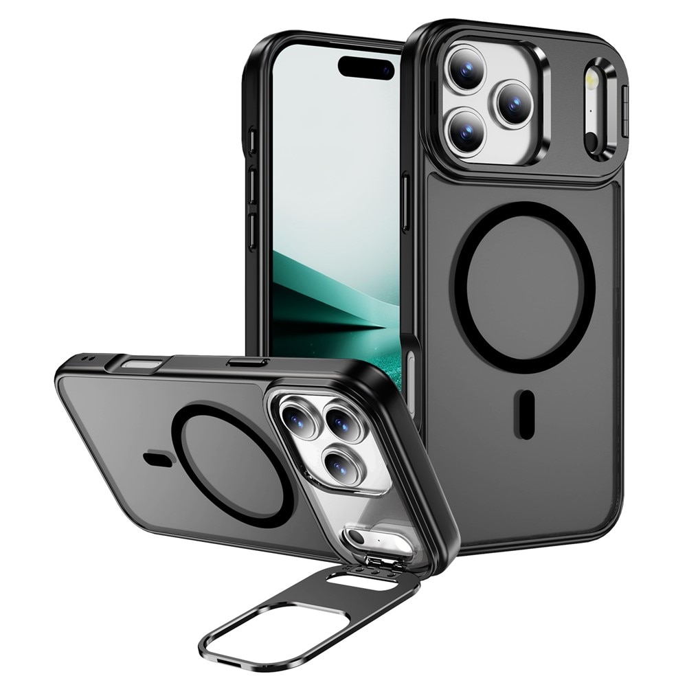 iPhone 17 Pro Hybrid-Hülle Kickstand MagSafe Schwarz