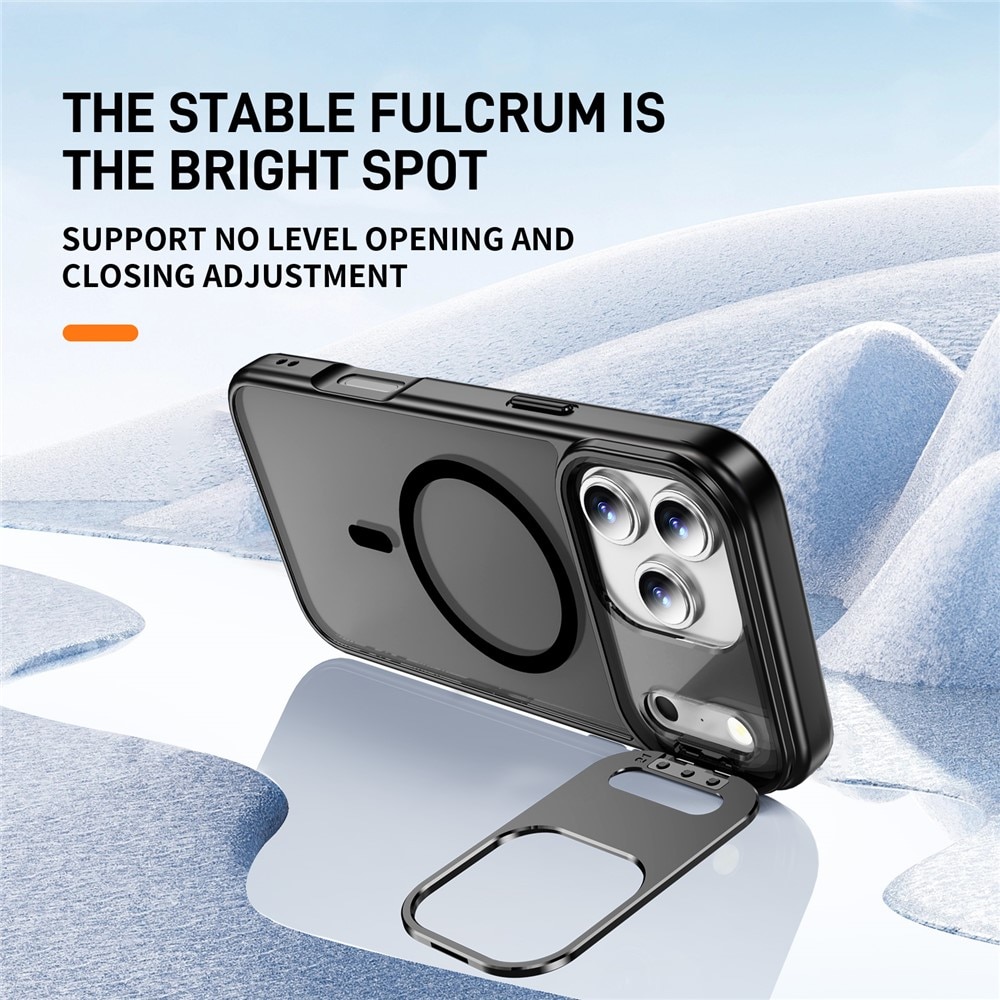 iPhone 17 Pro Hybrid-Hülle Kickstand MagSafe Schwarz