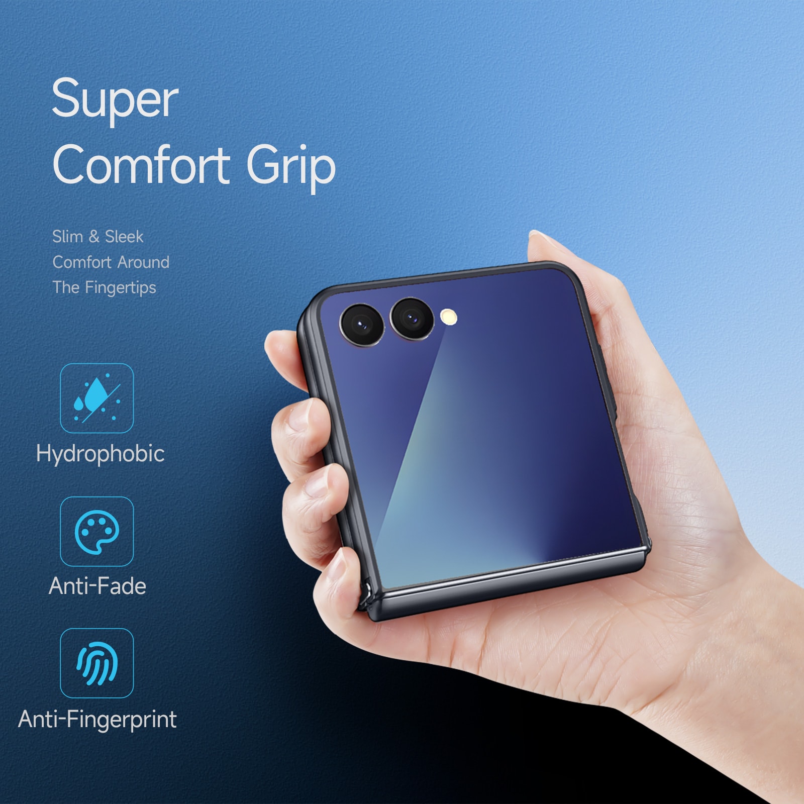 Samsung Galaxy Z Flip 7 Aimo Hülle schwarz