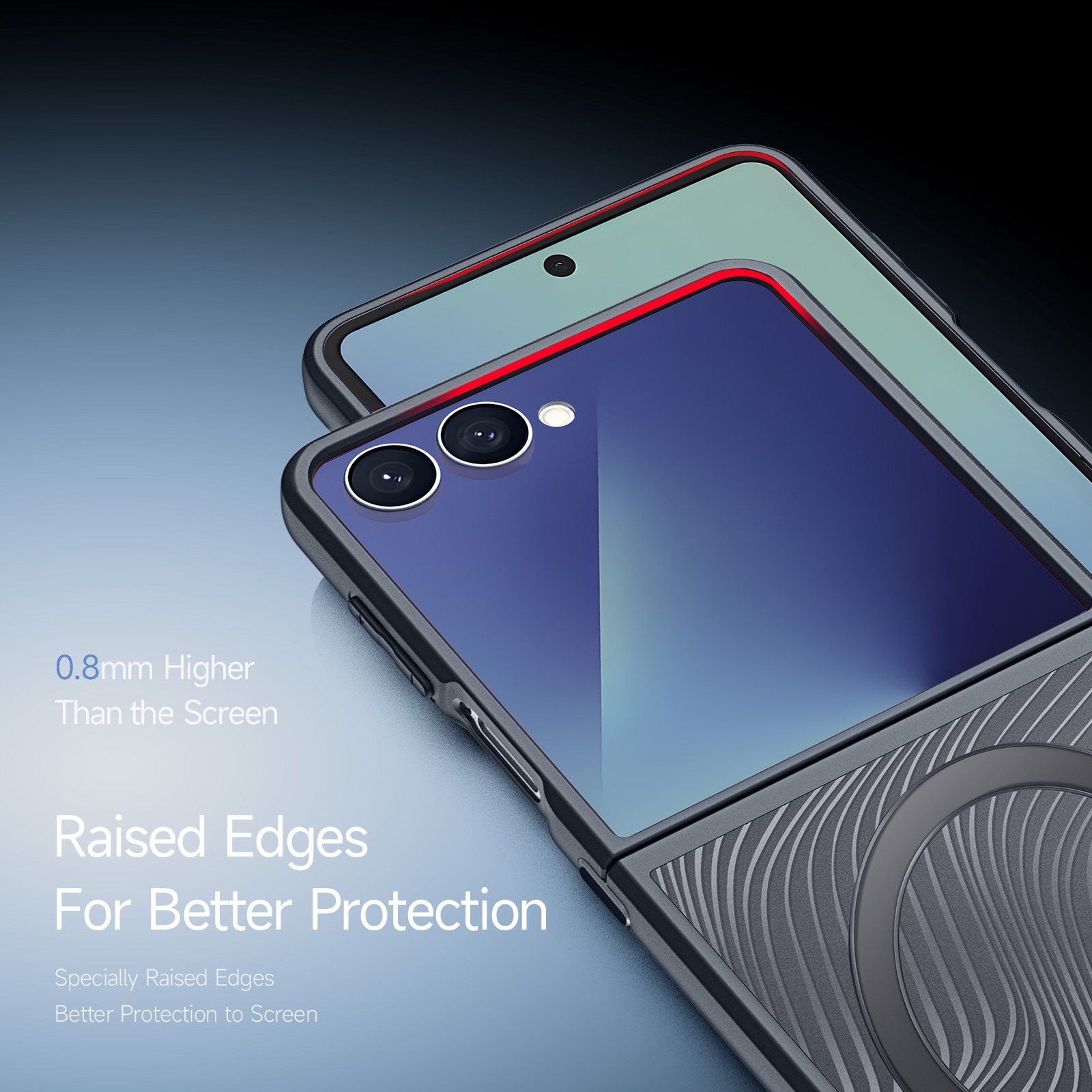 Samsung Galaxy Z Flip 7 Aimo Hülle schwarz