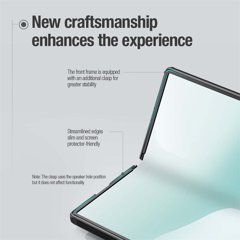 Frosted Shield MagSafe Samsung Galaxy Z Fold 7 schwarz