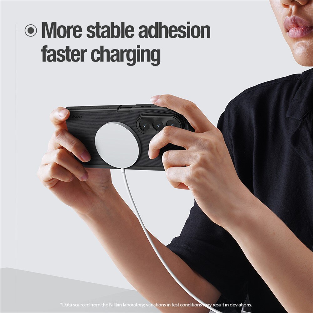 Frosted Shield MagSafe Samsung Galaxy Z Fold 7 schwarz