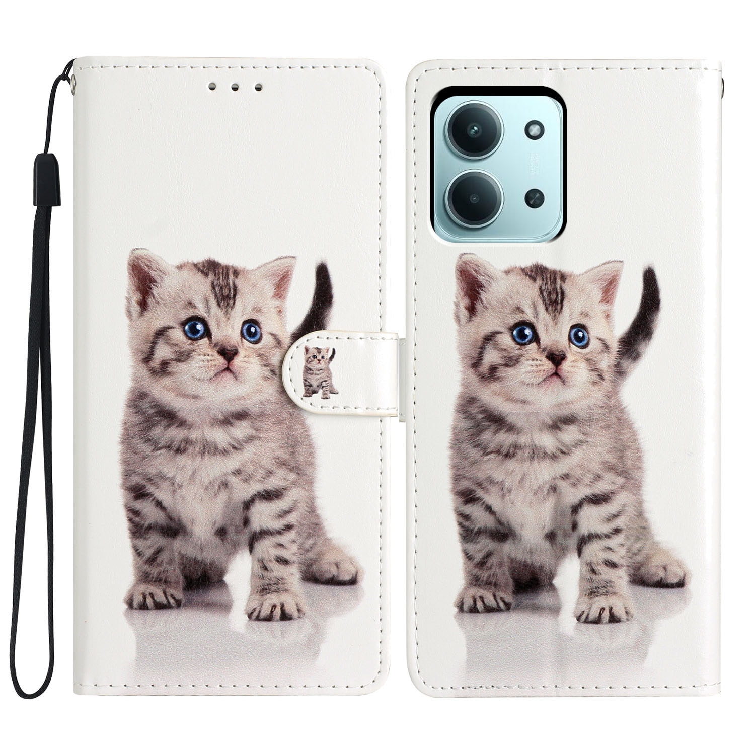 Xiaomi Redmi 15C Handytasche Kätzchen