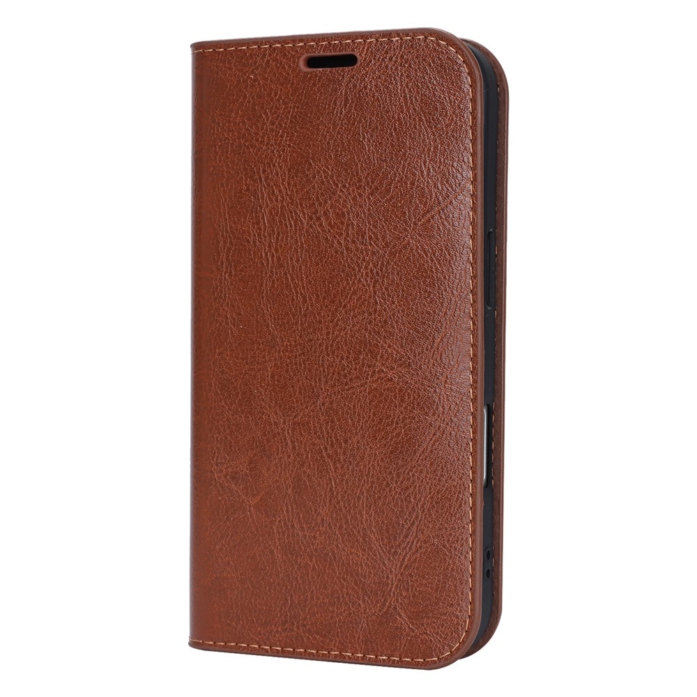 iPhone 17 Handytasche aus Echtem Leder Braun