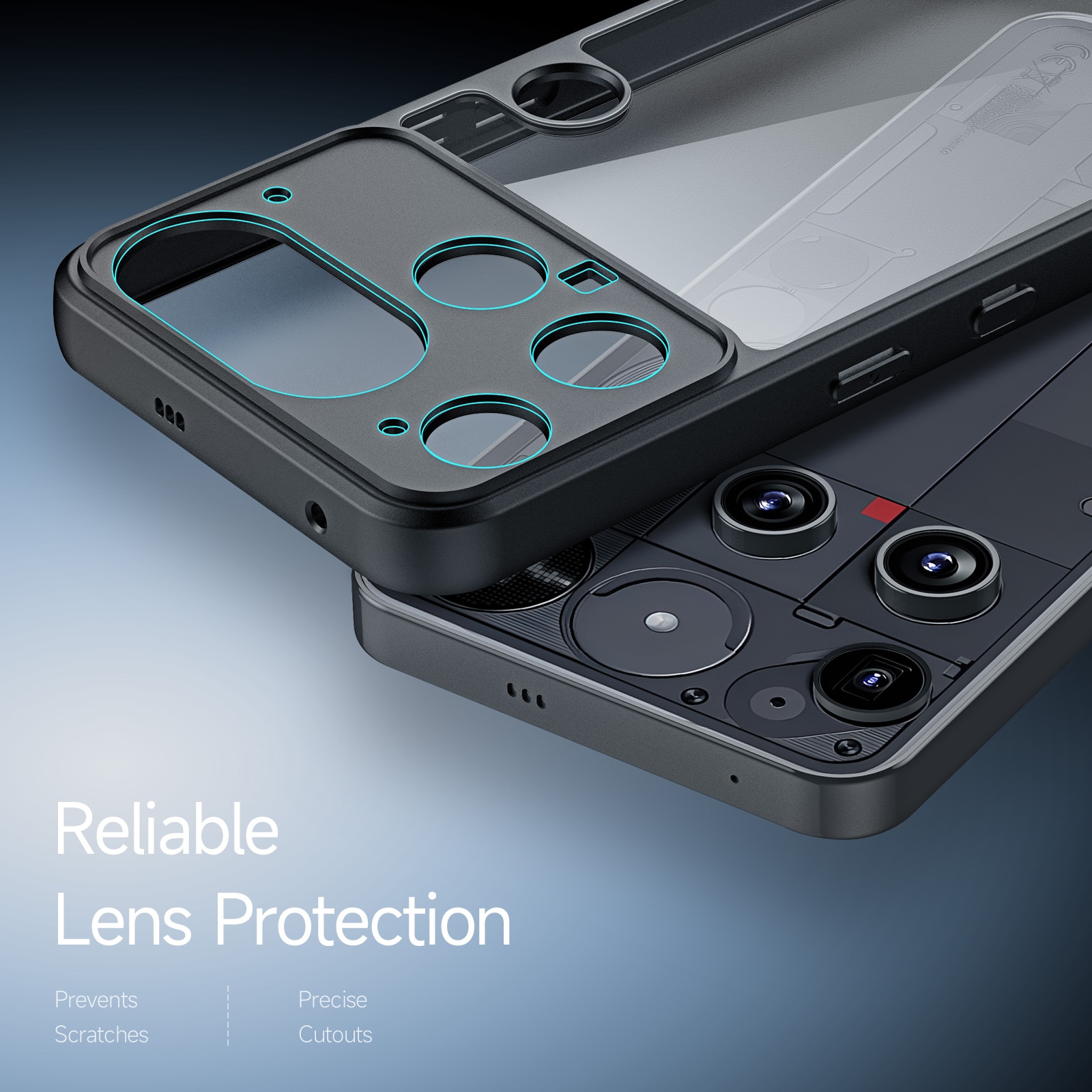 Aimo Series Hülle Nothing Phone 3 transparent