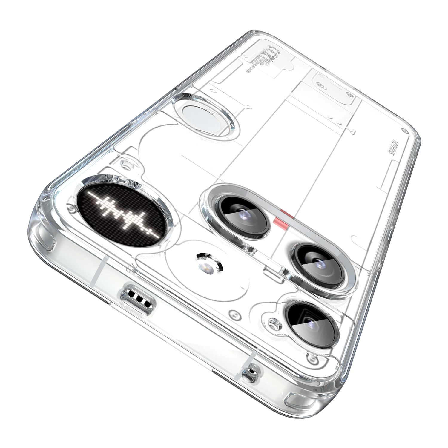 Nothing Phone 3 Hybrid-Hülle Transparent