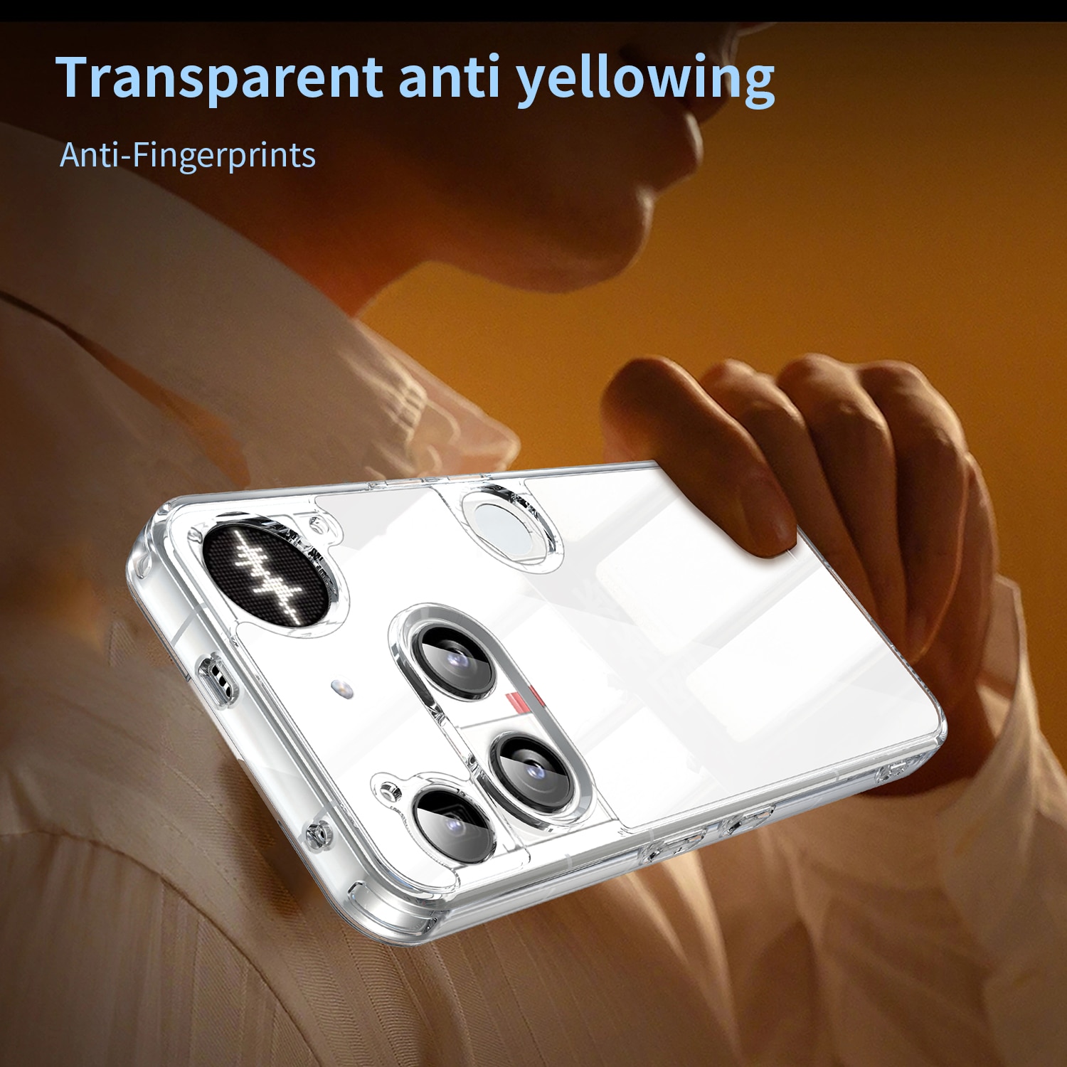 Nothing Phone 3 Hybrid-Hülle Transparent