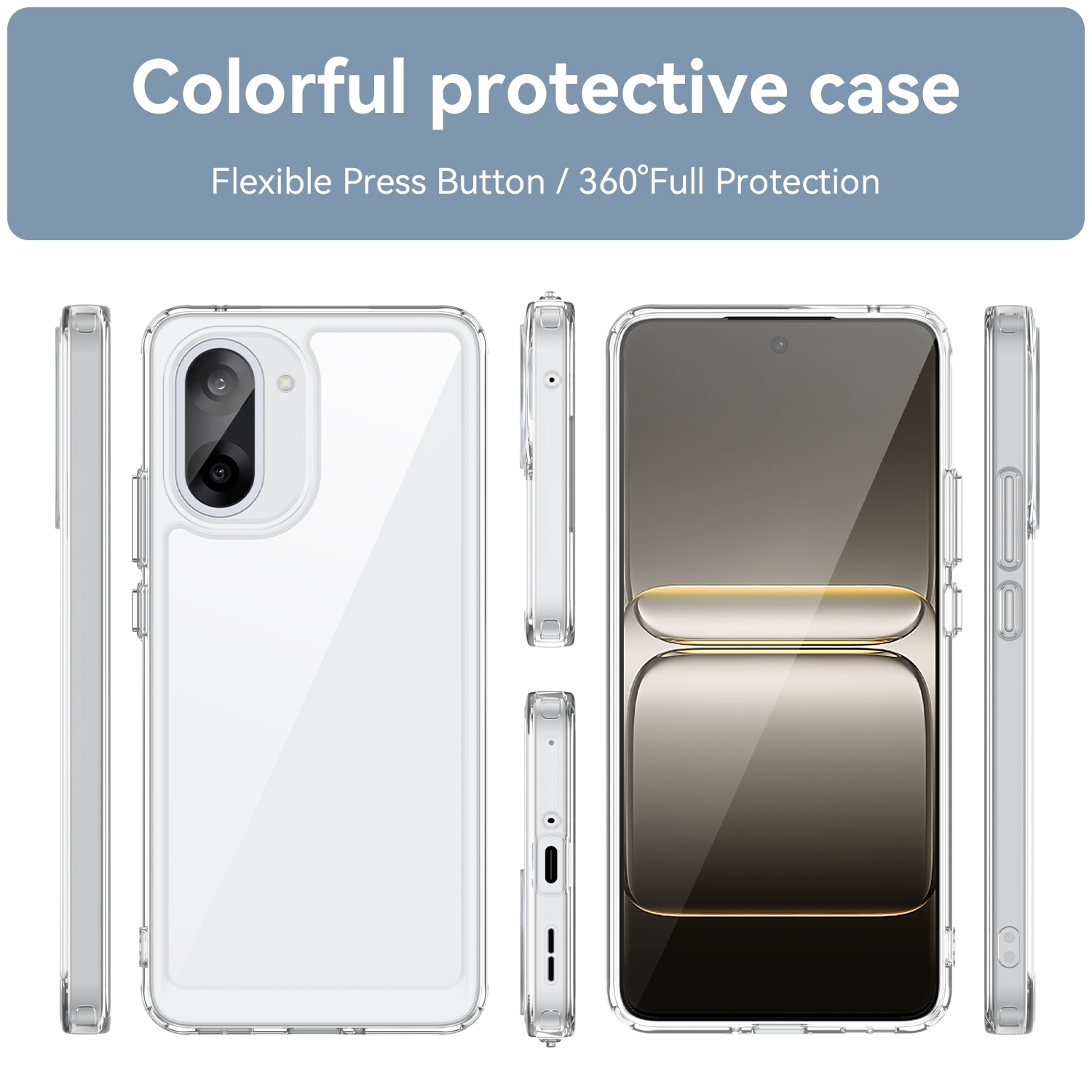  OnePlus Nord CE5 Hybrid-Hülle Transparent
