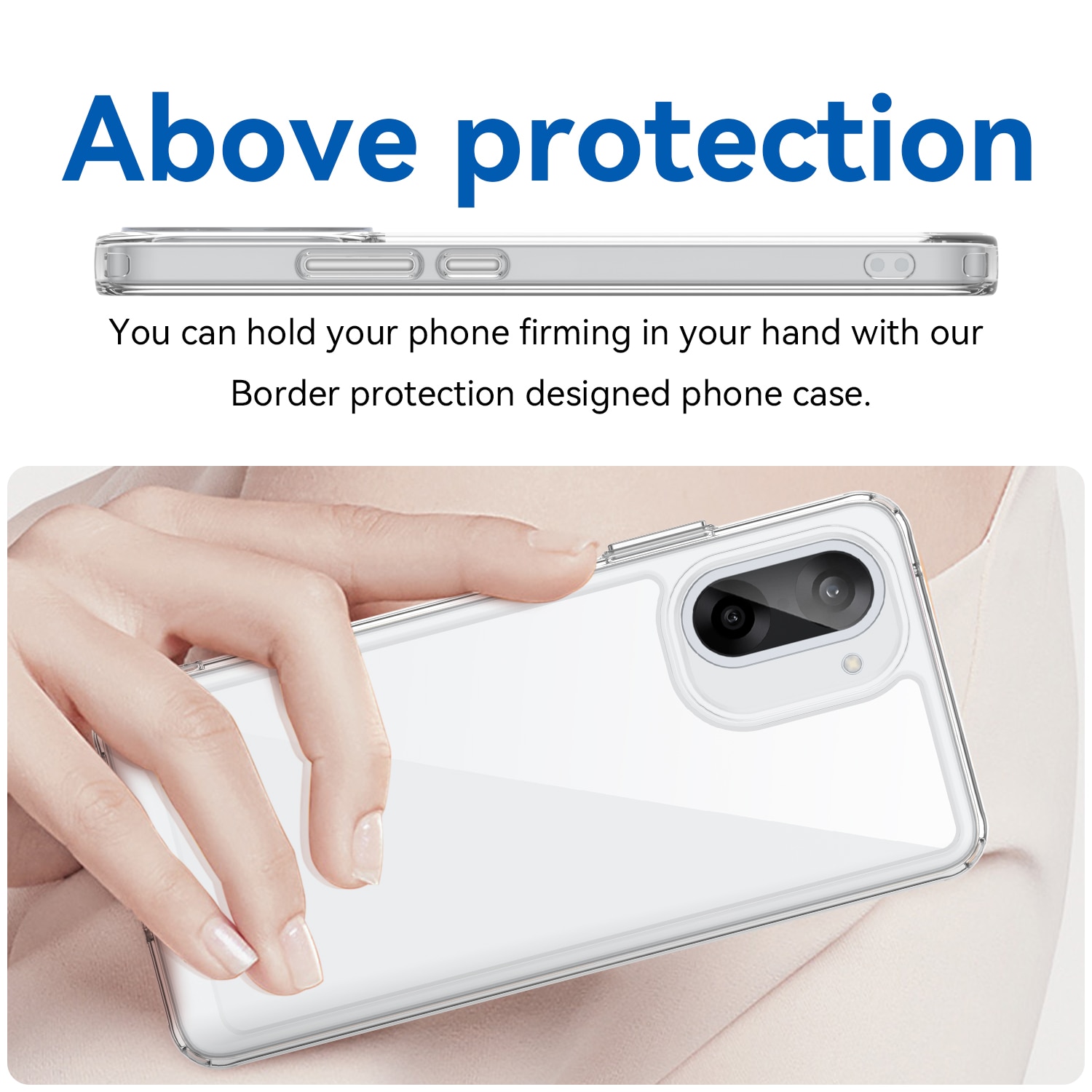  OnePlus Nord CE5 Hybrid-Hülle Transparent