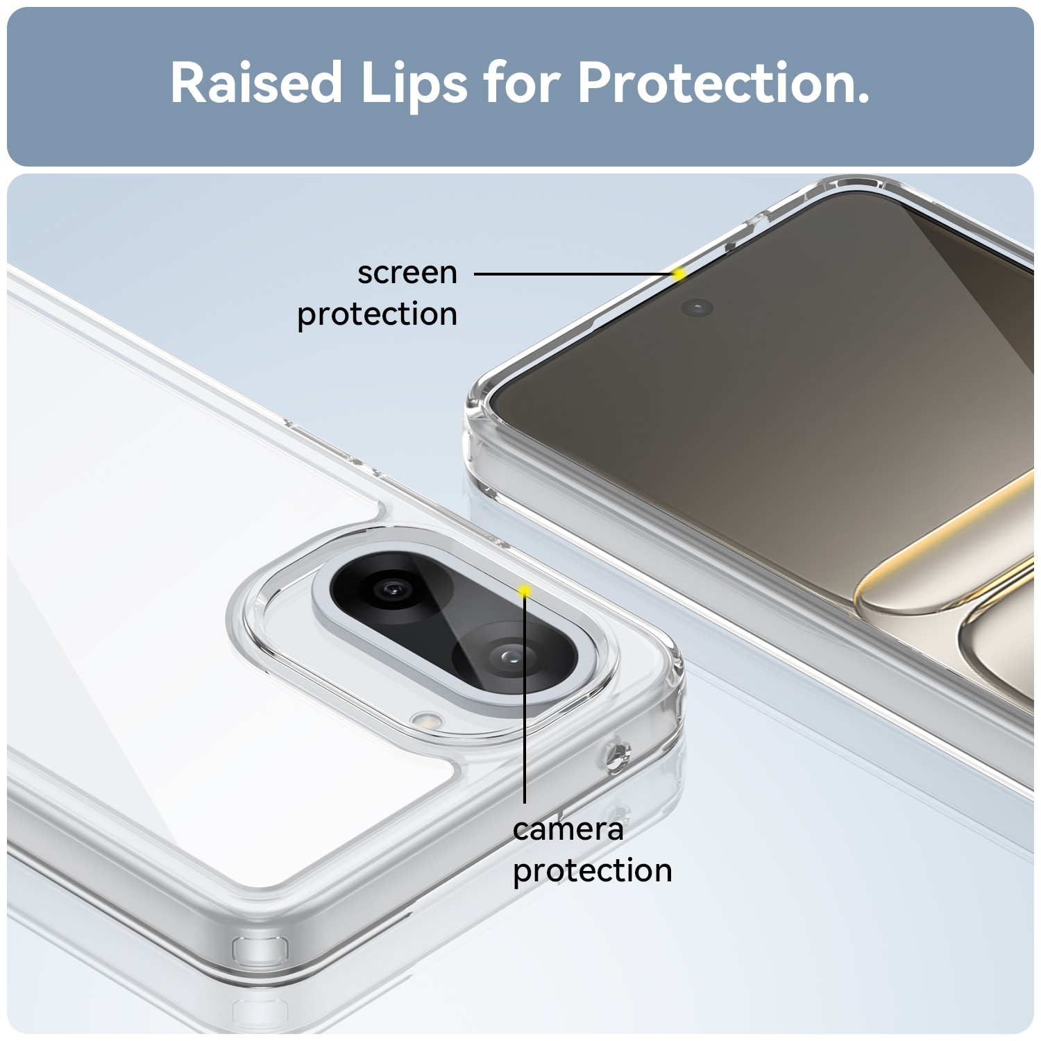  OnePlus Nord CE5 Hybrid-Hülle Transparent