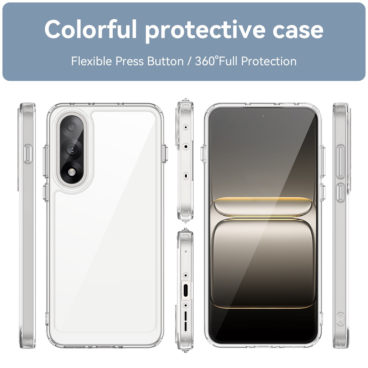  OnePlus Nord 5 Hybrid-Hülle Transparent