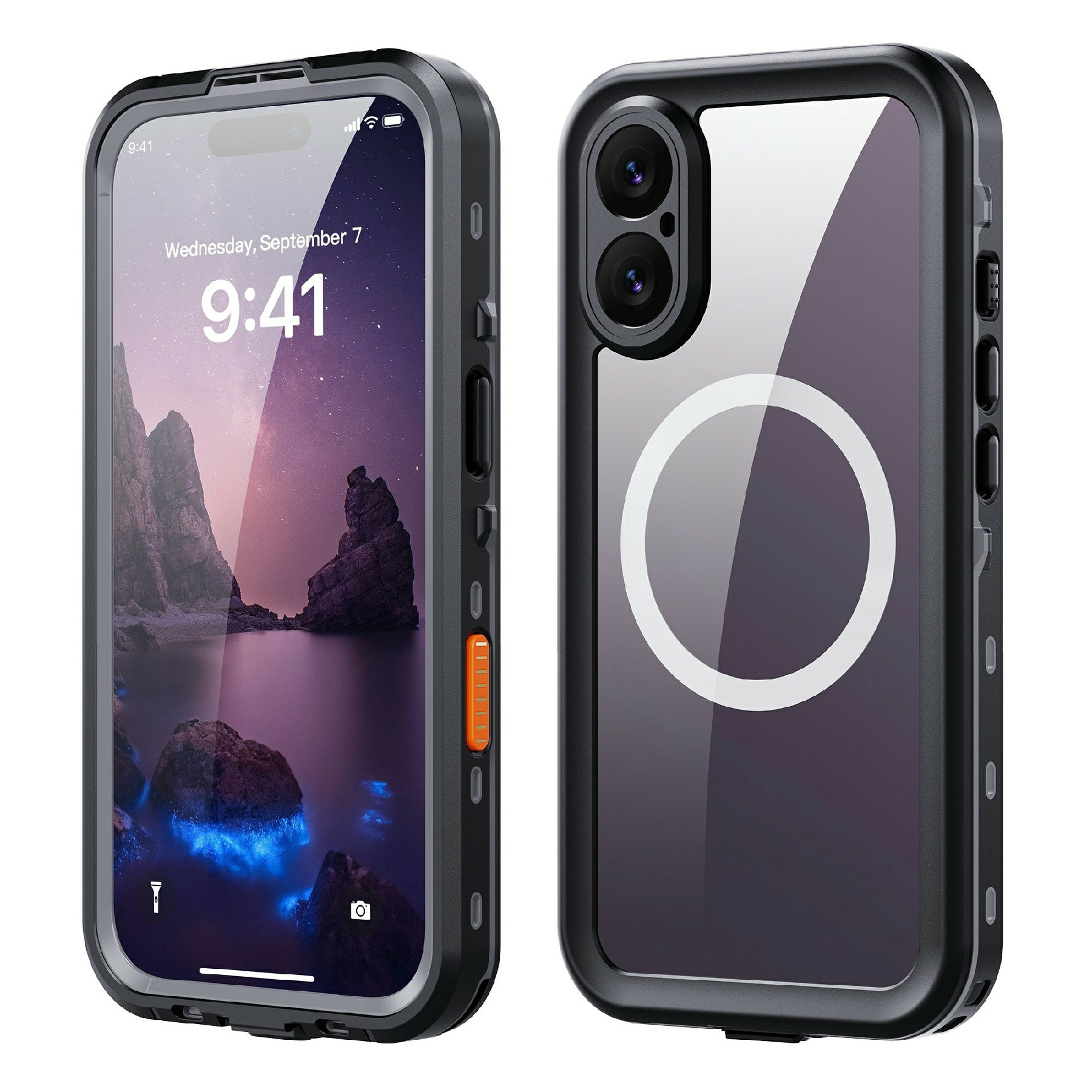 iPhone 17 Wasserdichte Hülle durchsichtig