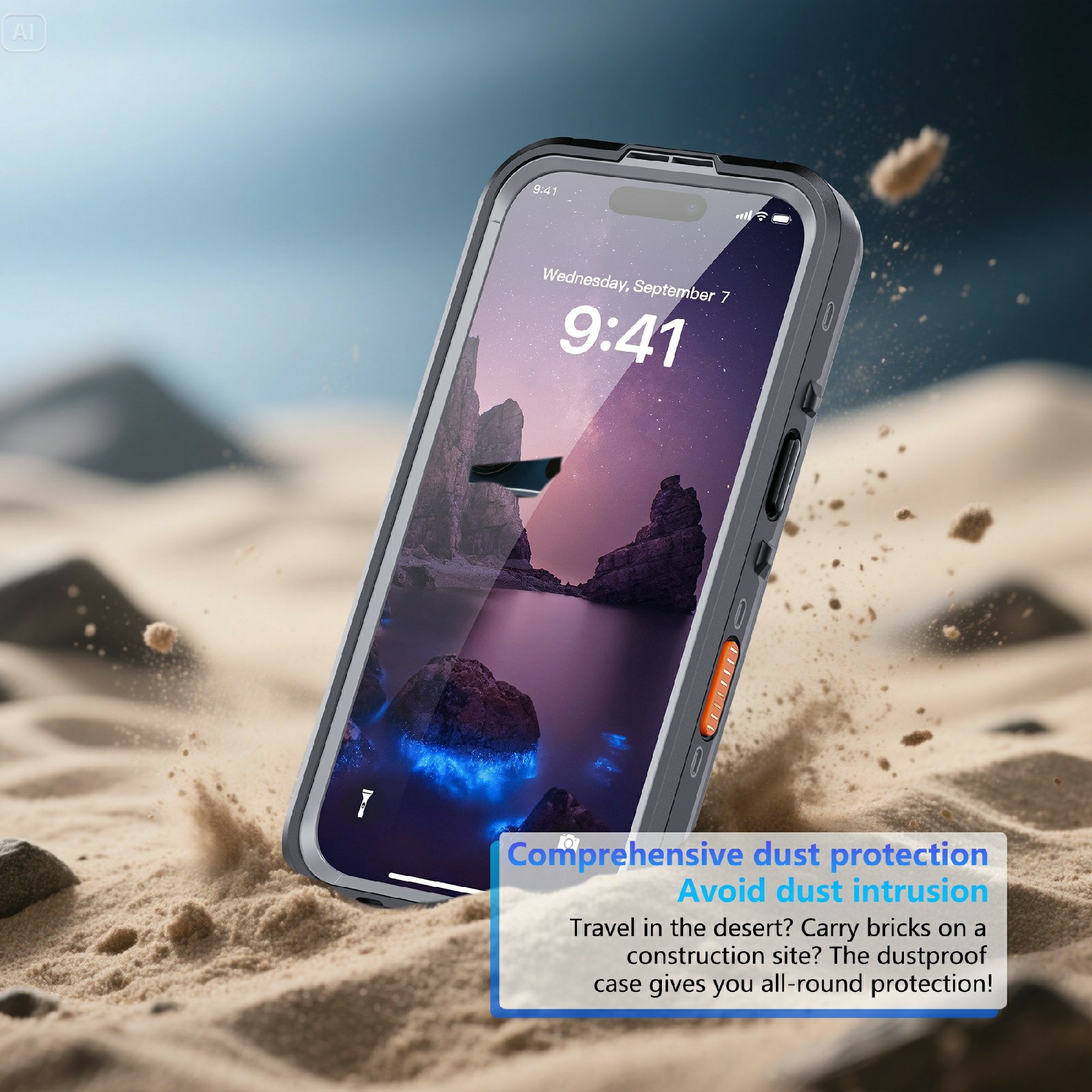iPhone 17 Wasserdichte Hülle durchsichtig