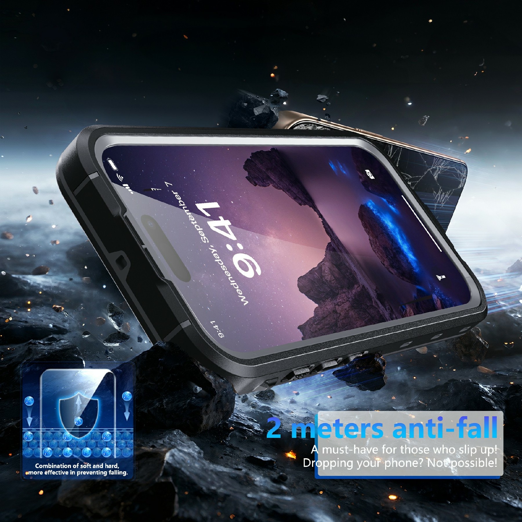 iPhone 17 Wasserdichte Hülle durchsichtig