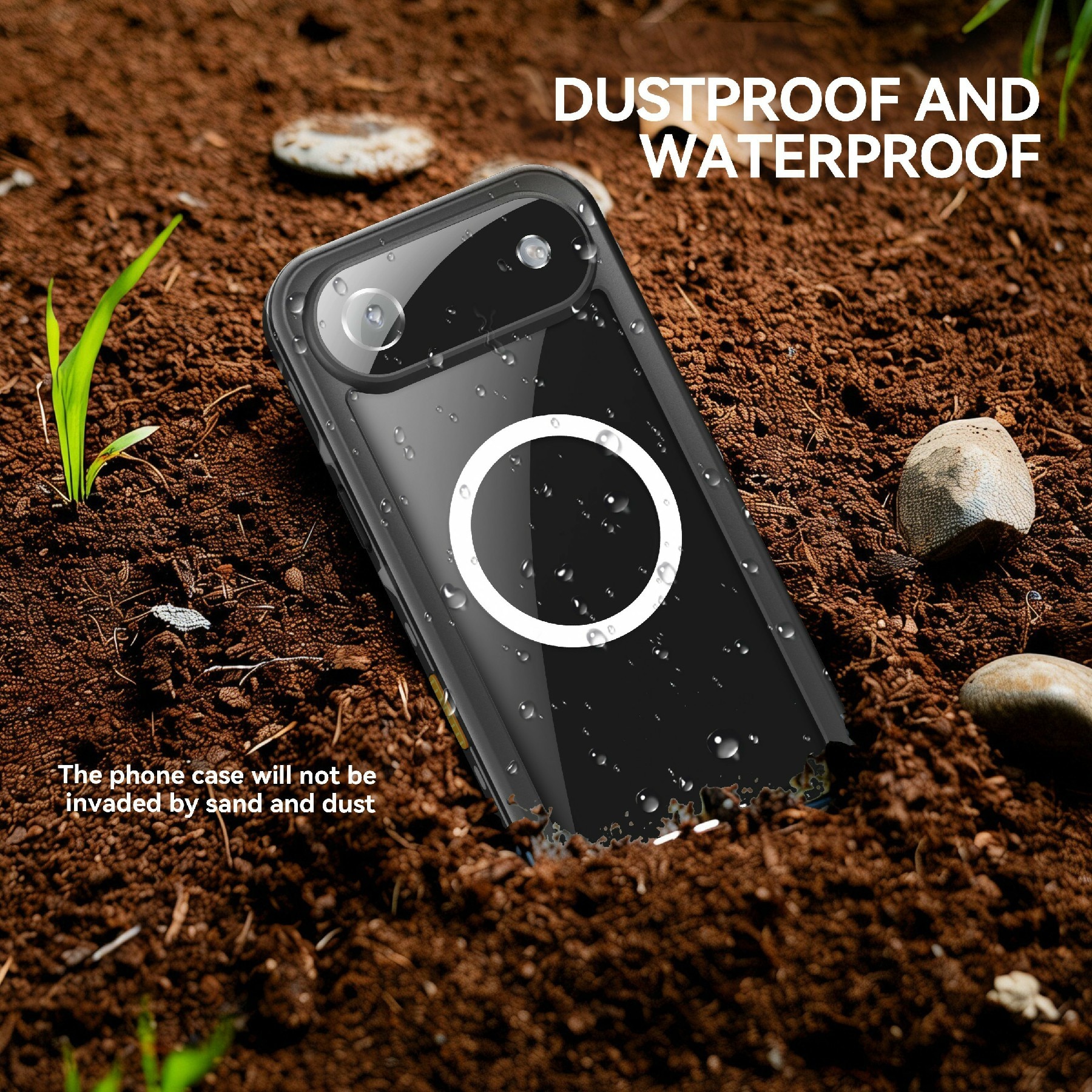 iPhone 17 Air Wasserdichte Hülle durchsichtig