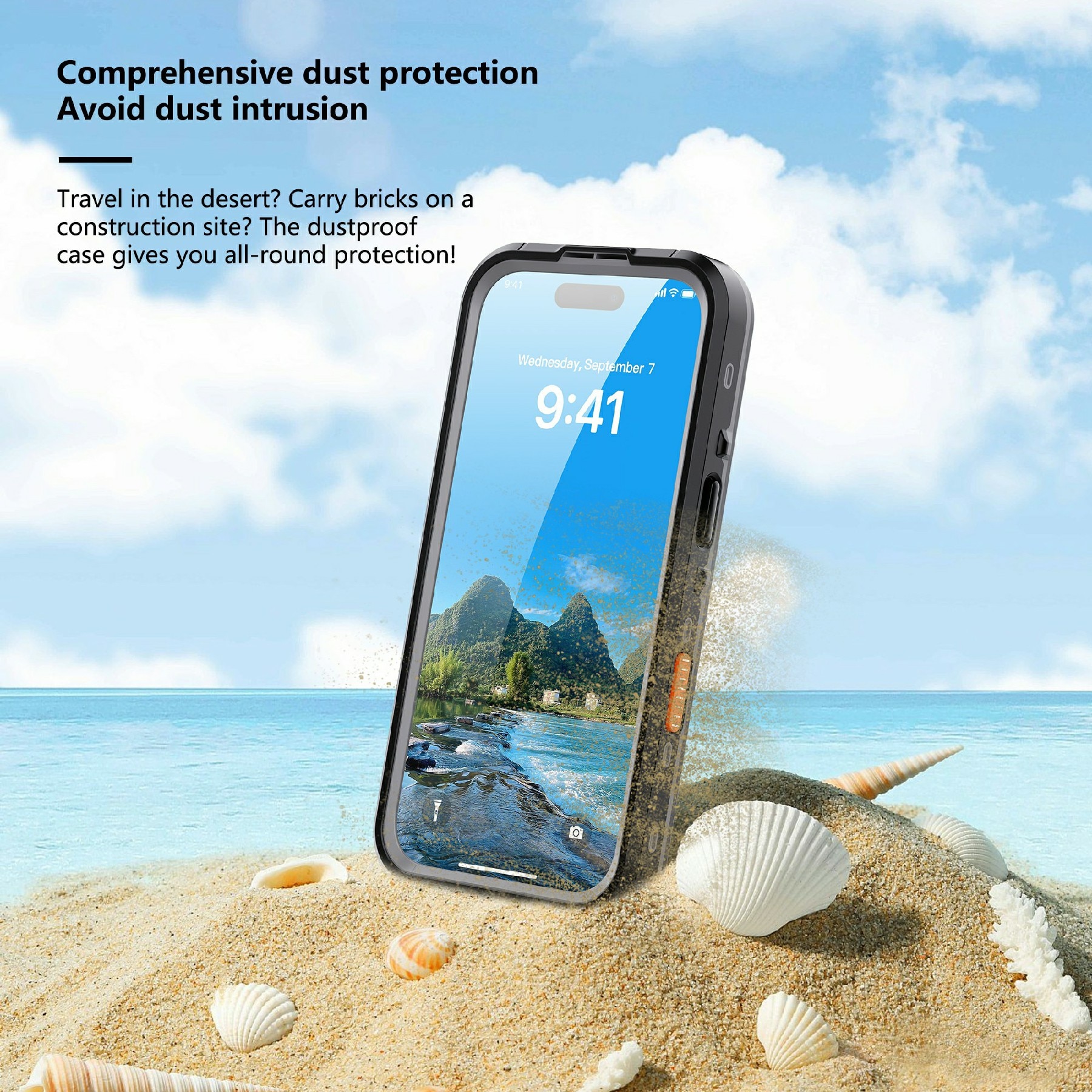 iPhone 17 Pro Wasserdichte Hülle durchsichtig