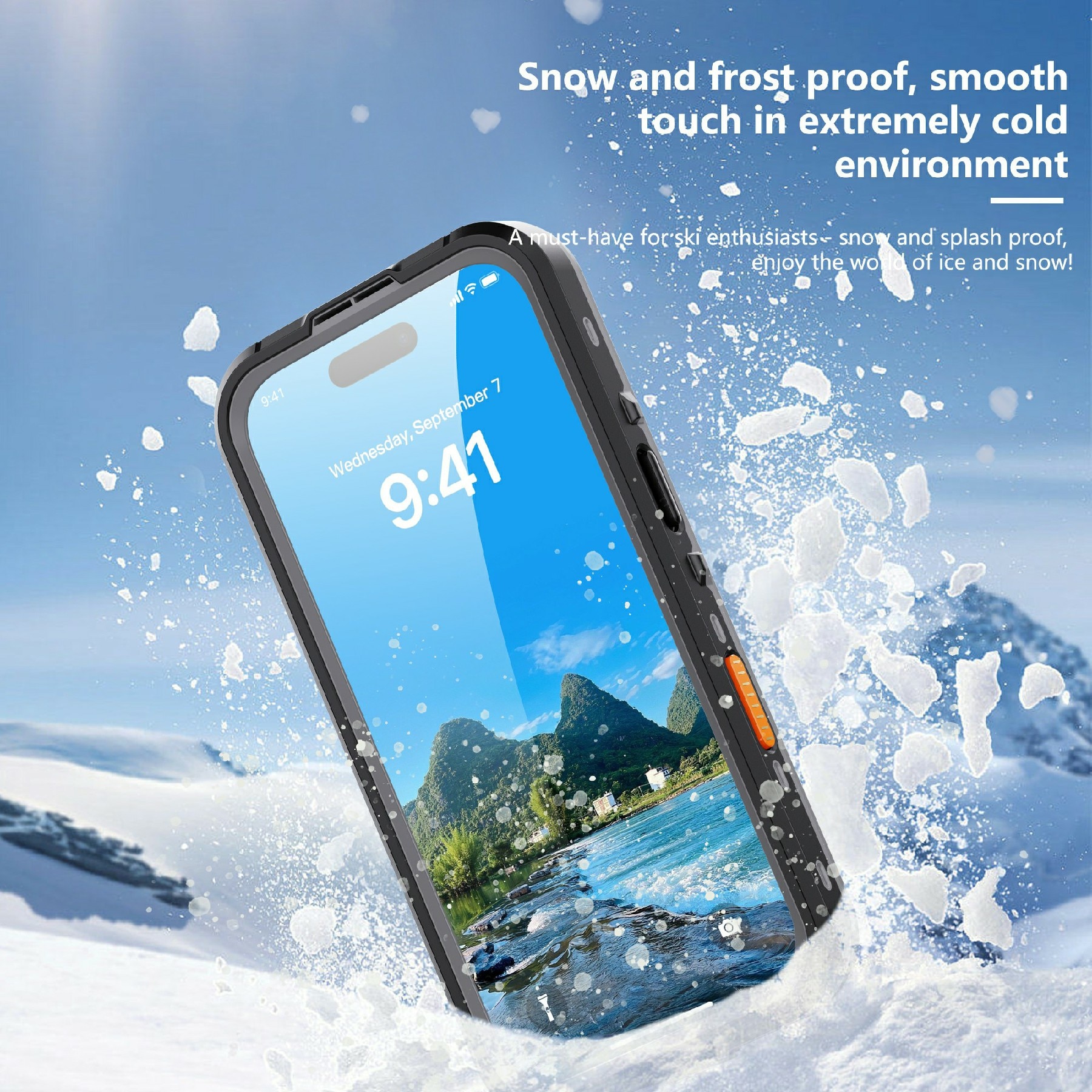 iPhone 17 Pro Wasserdichte Hülle durchsichtig