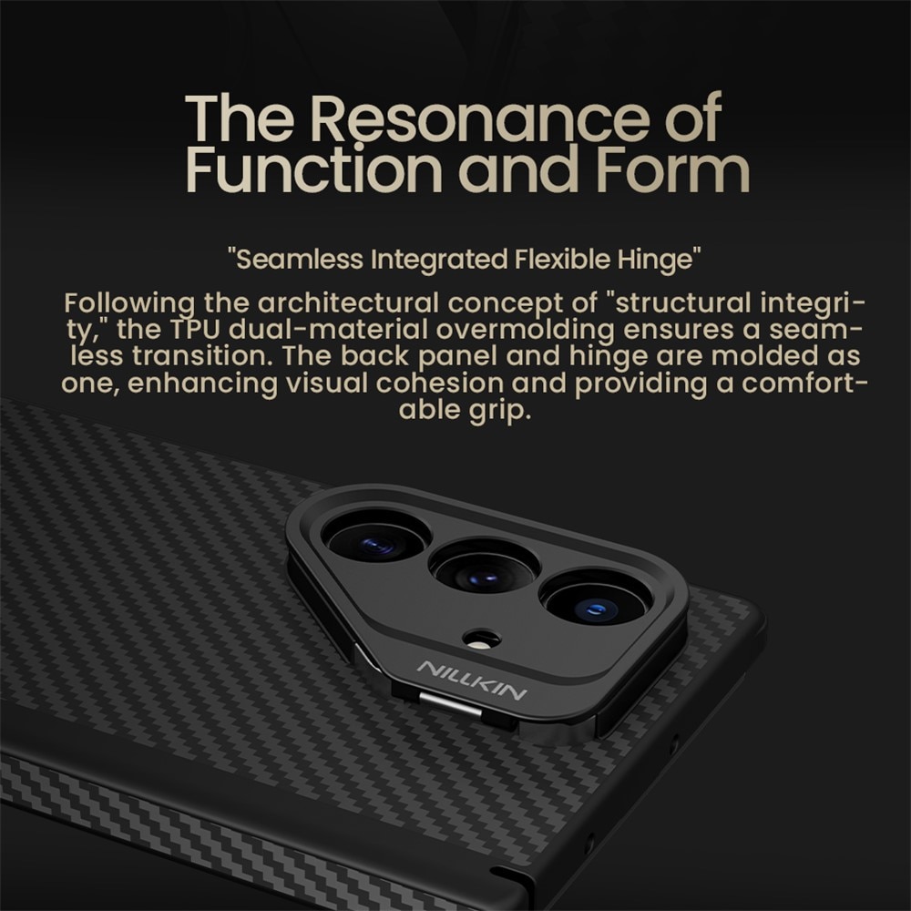 Aramid LensWing MagSafe Hülle Samsung Galaxy Z Fold 7 schwarz