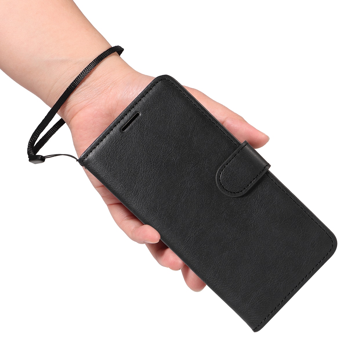 Xiaomi Redmi 15C Portemonnaie-Hülle schwarz