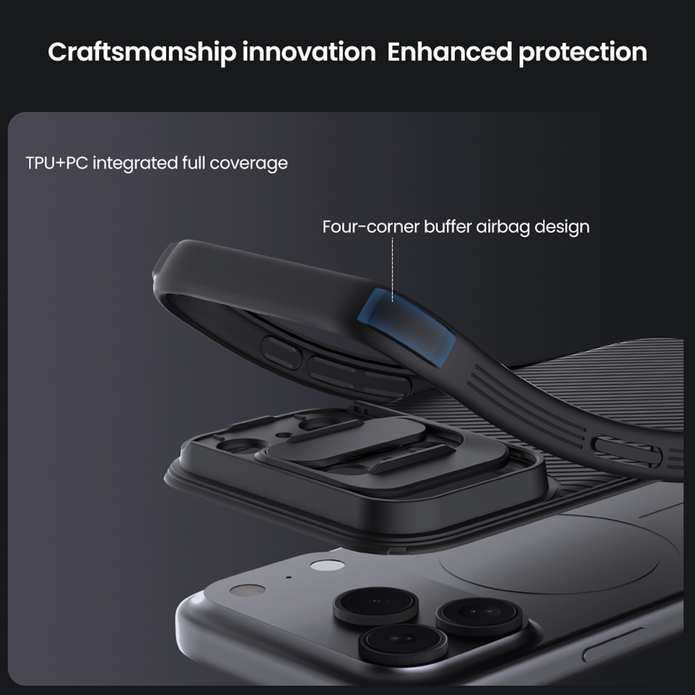 CamShield Hülle iPhone 17 Pro Schwarz