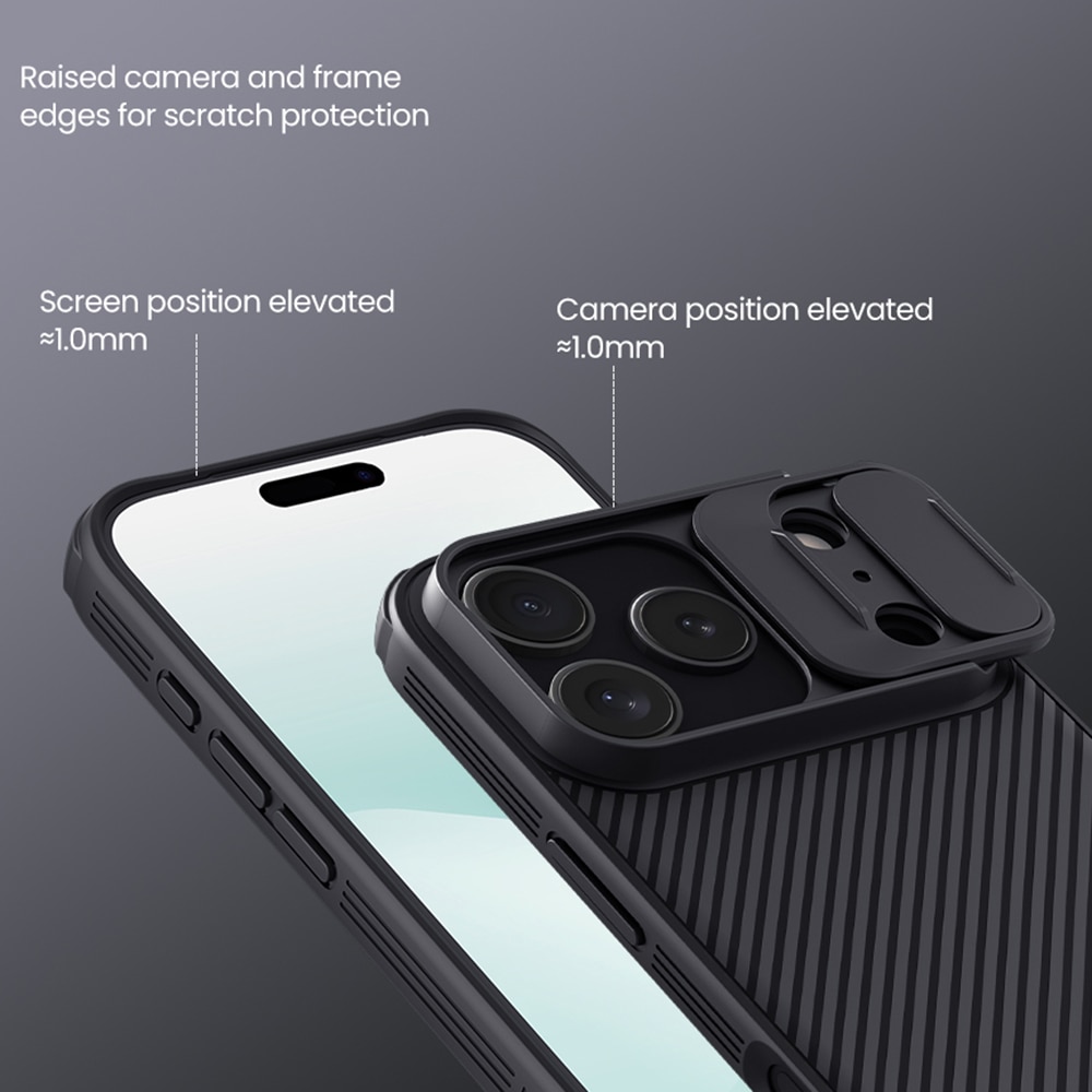 CamShield Hülle iPhone 17 Pro Schwarz