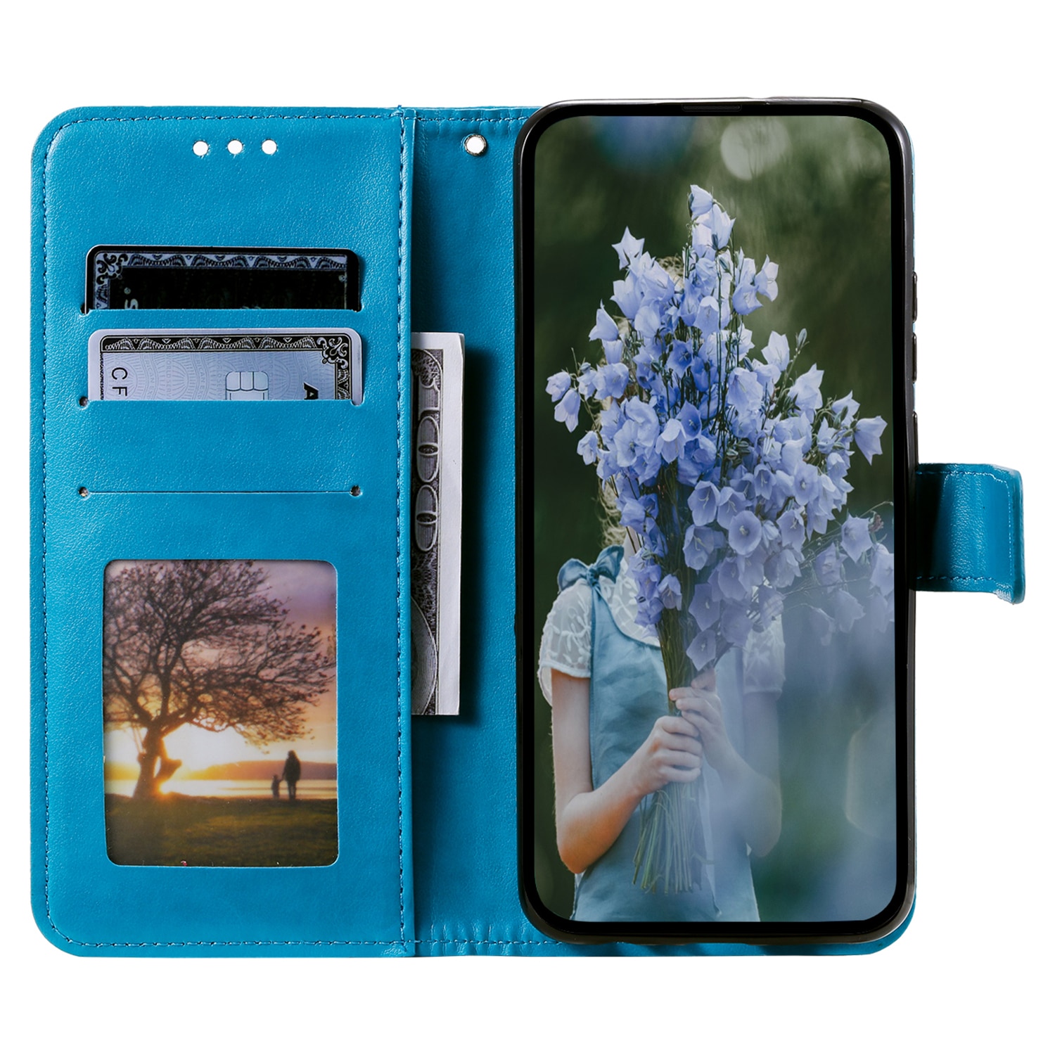 Xiaomi Redmi 15C Handytasche Mandala Blau