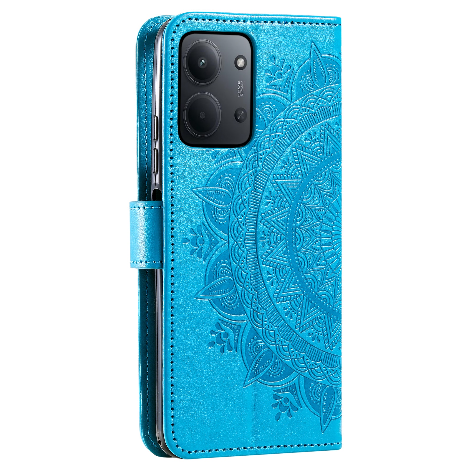 Xiaomi Redmi 15C Handytasche Mandala Blau