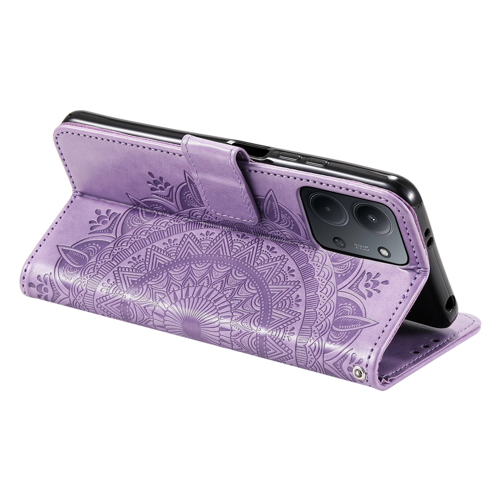 Xiaomi Redmi 15C Handytasche Mandala Lila