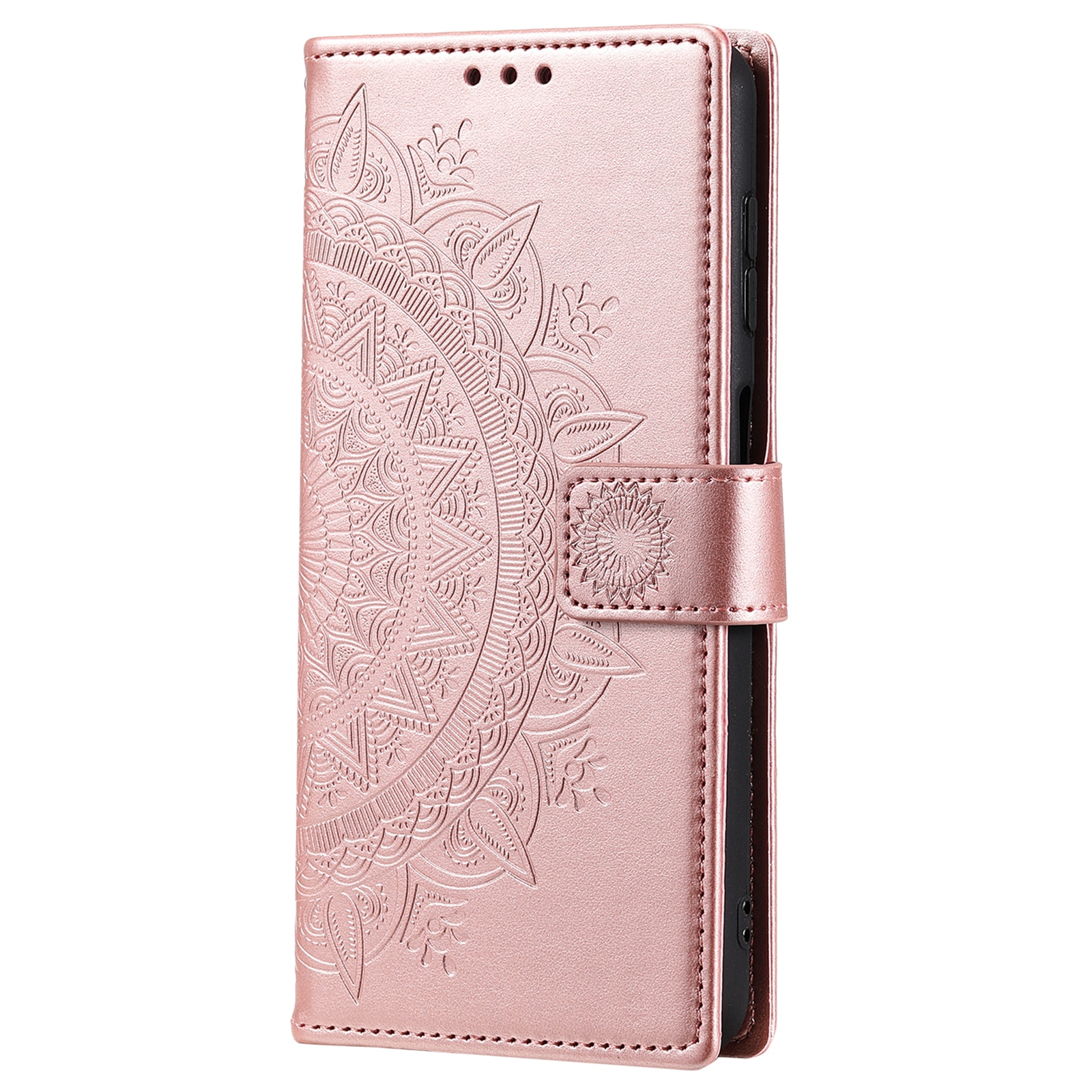 Xiaomi Redmi 15C Handytasche Mandala Roségold