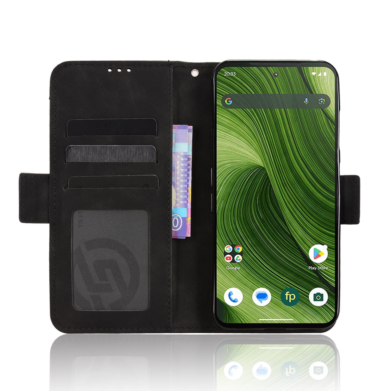  Fairphone 6 Multi Portemonnaie-Hülle schwarz