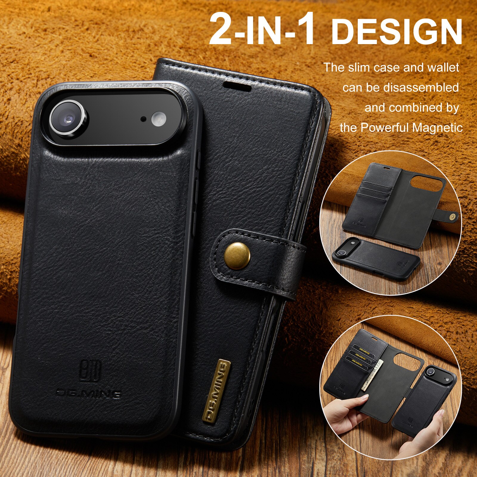 Handytasche Magnetische iPhone 17 Air Black